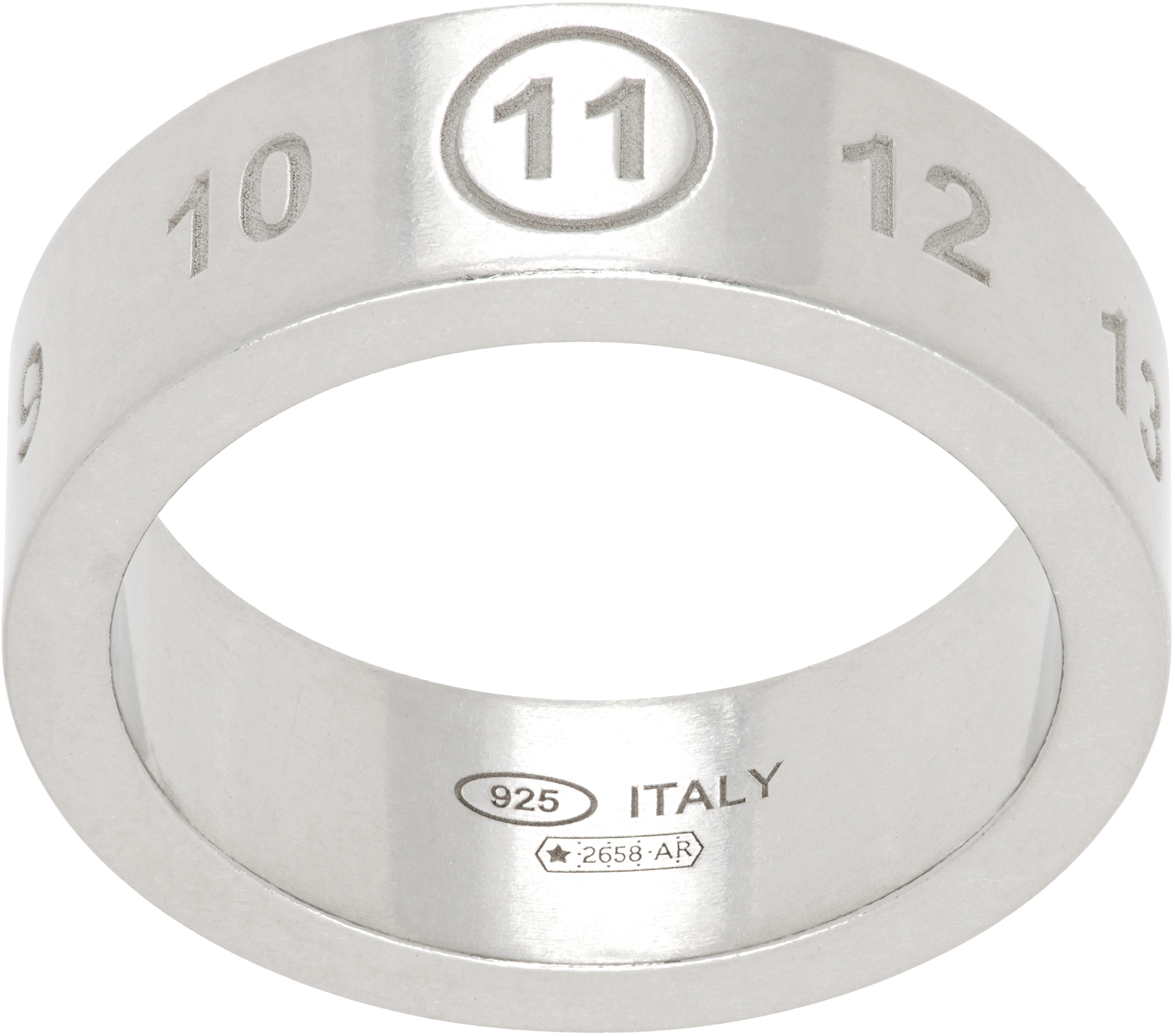 Maison Margiela: Number Reference Ring | SSENSE