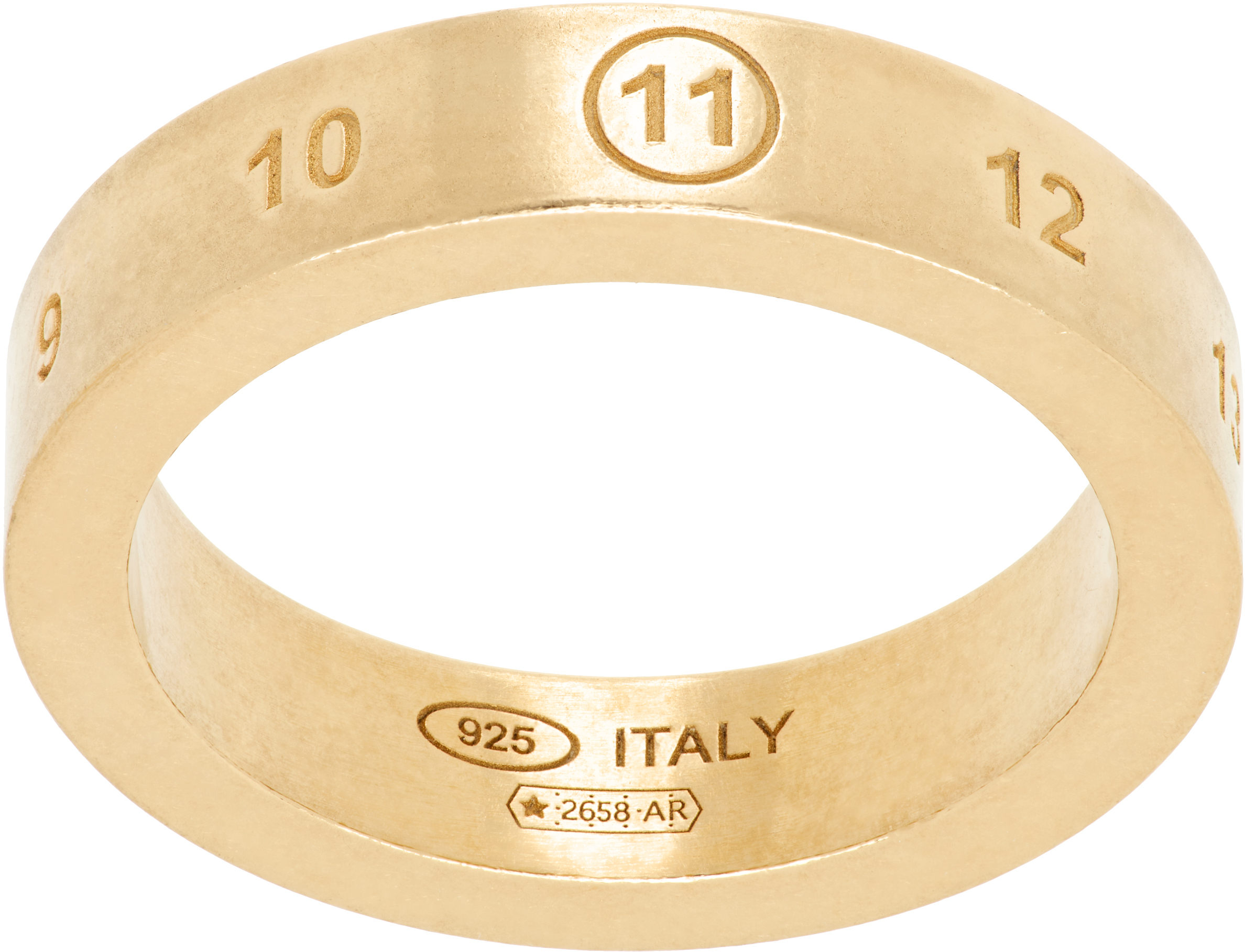 Maison Margiela: Number Reference Ring | SSENSE