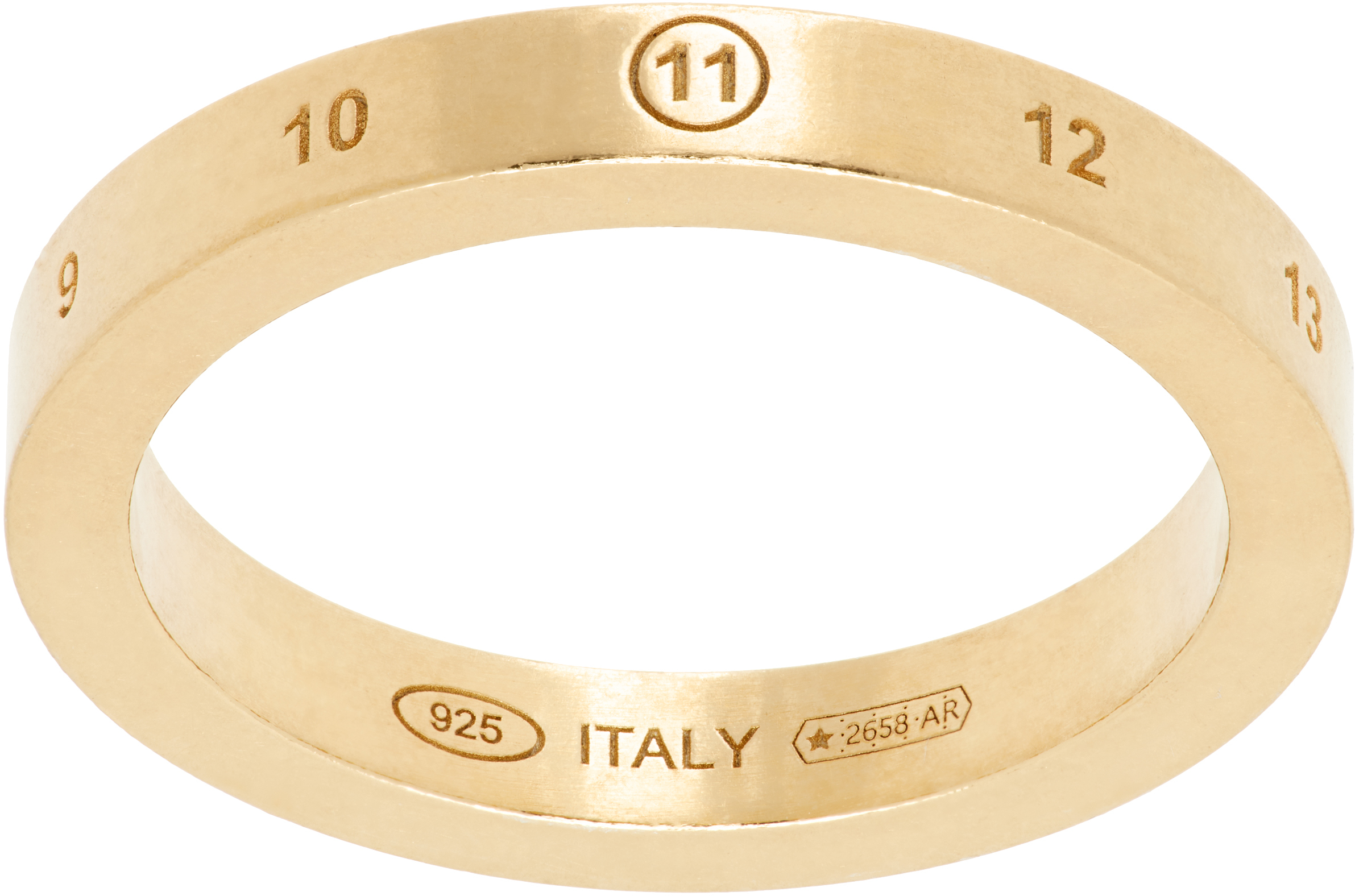 Maison Margiela: Number Reference Ring | SSENSE