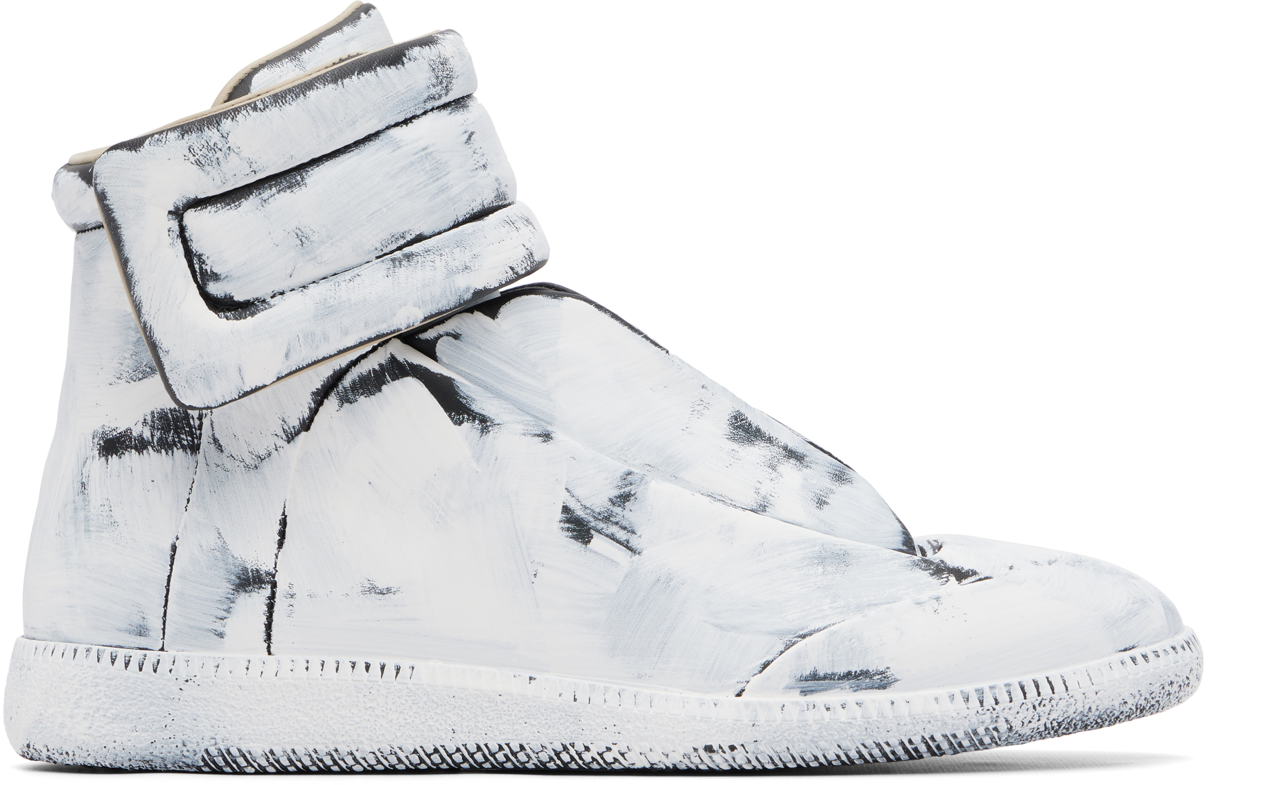 Maison Margiela: Black & White Future Sneakers | SSENSE UK