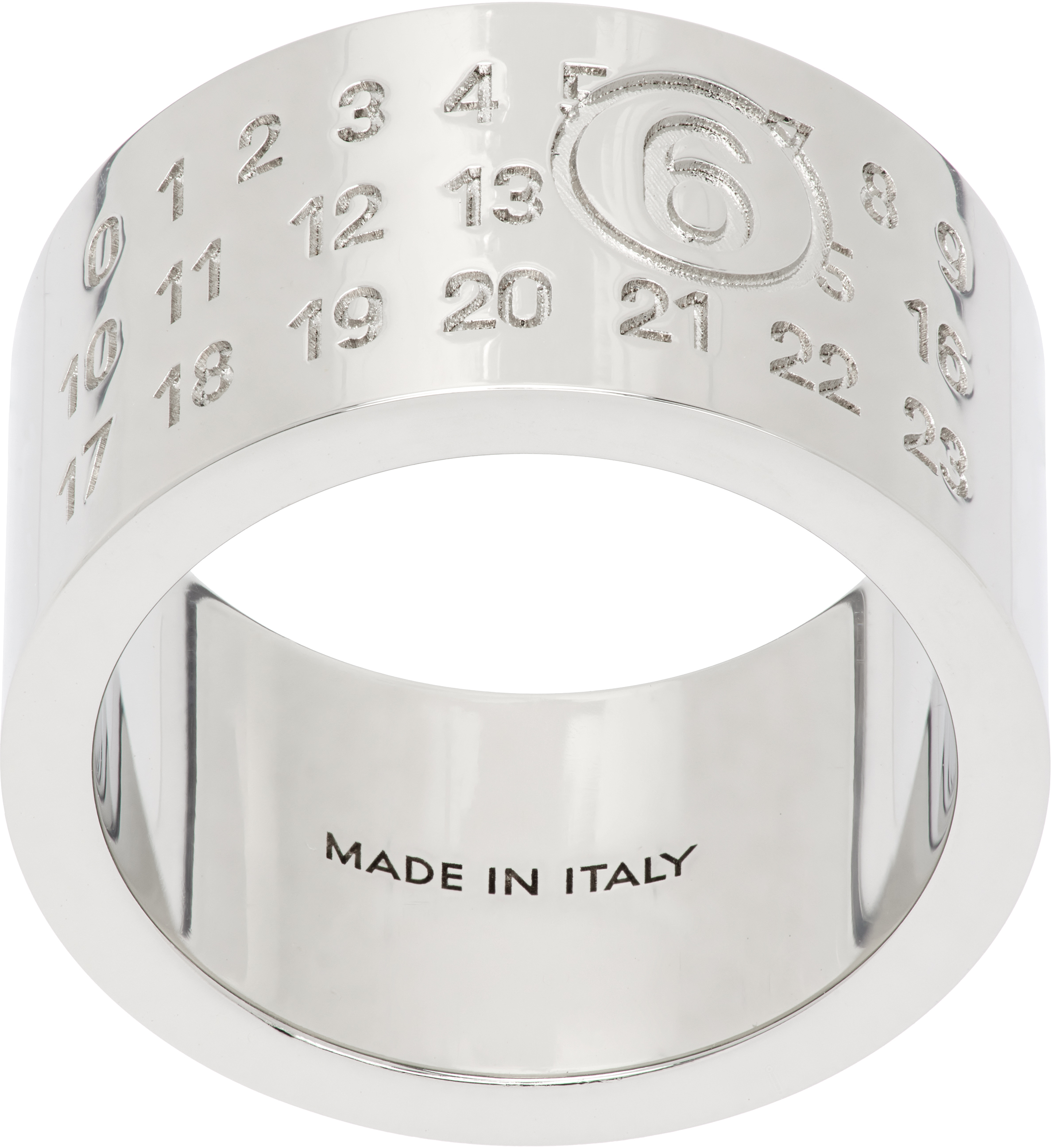 MM6 Maison Margiela: Numeric Ring | SSENSE