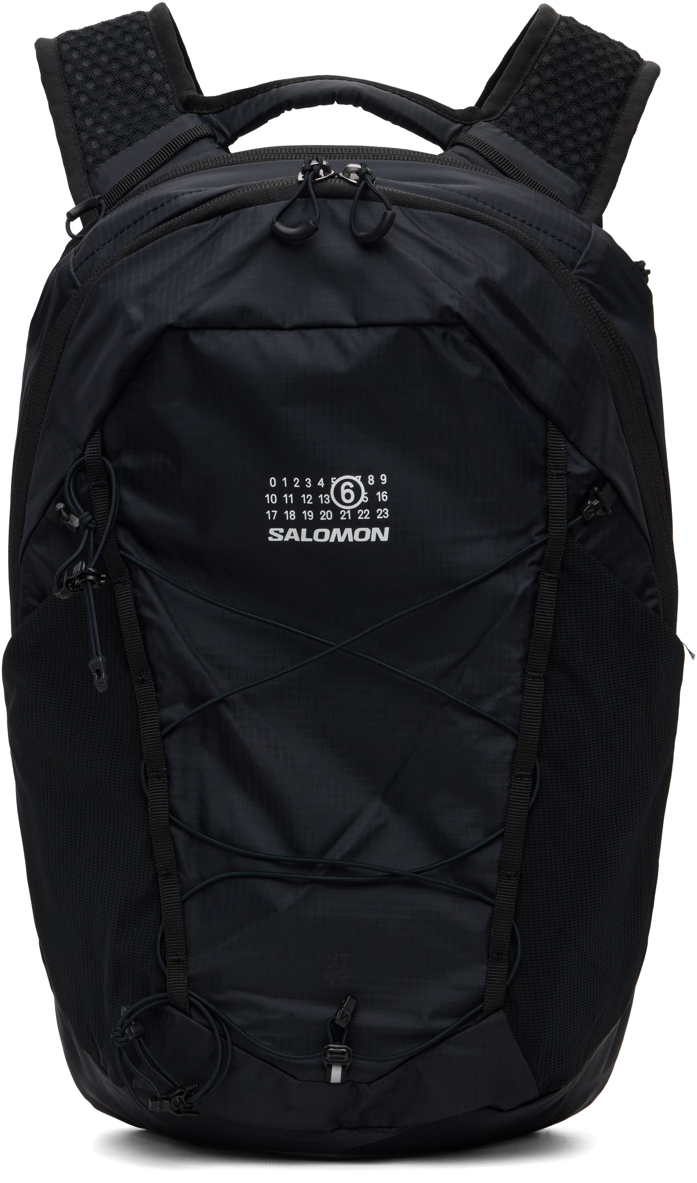 MM6 Maison Margiela: ブラック Salomonエディション XT-15 バック