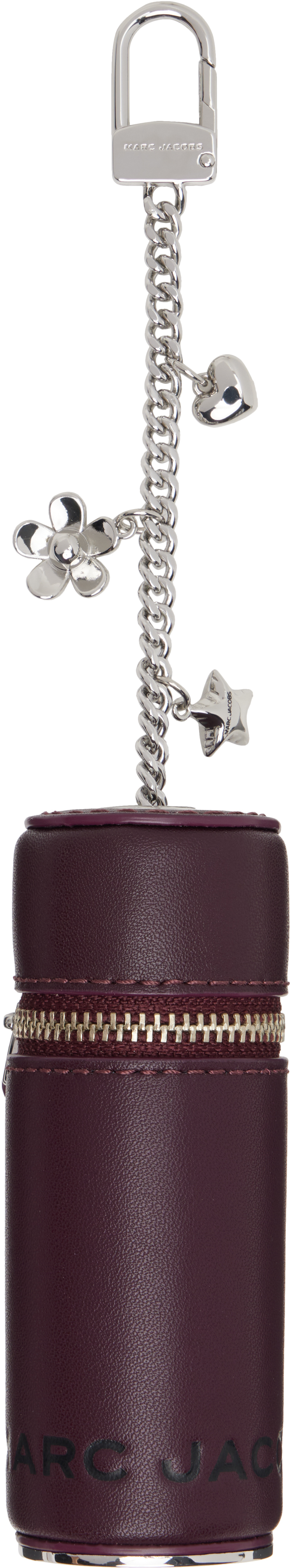 MARC JACOBS リップスティックケース　バッグチャーム Marc Jacobs: バーガンディ 'The Lipstick Case' バッグチャーム