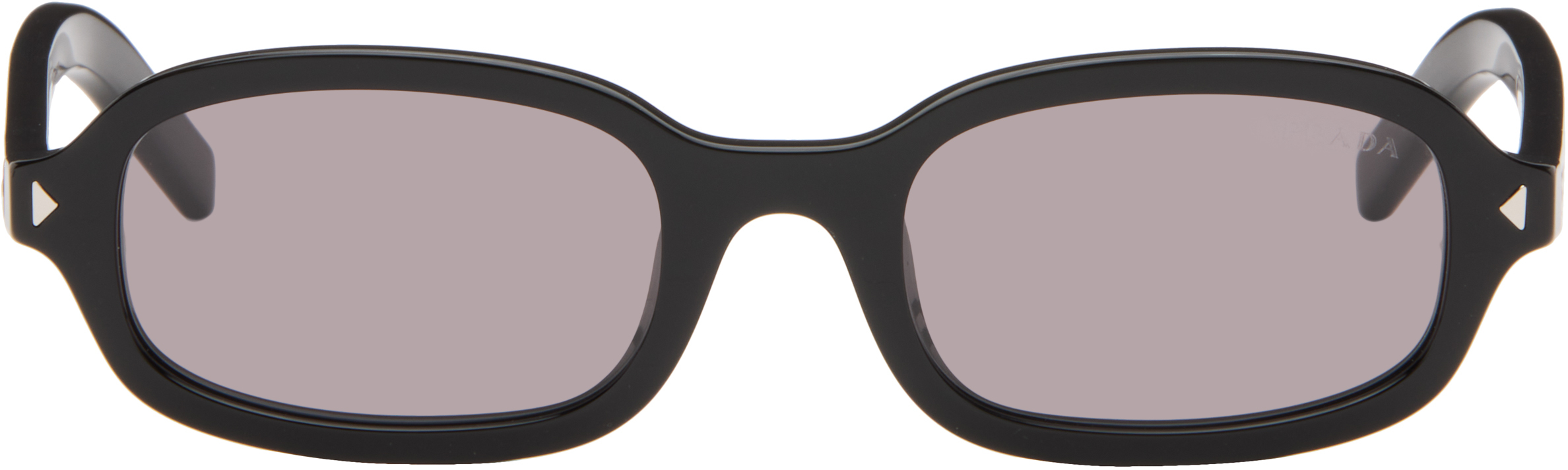Prada Eyewear: ブラック 0PR D06S サングラス | SSENSE 日本