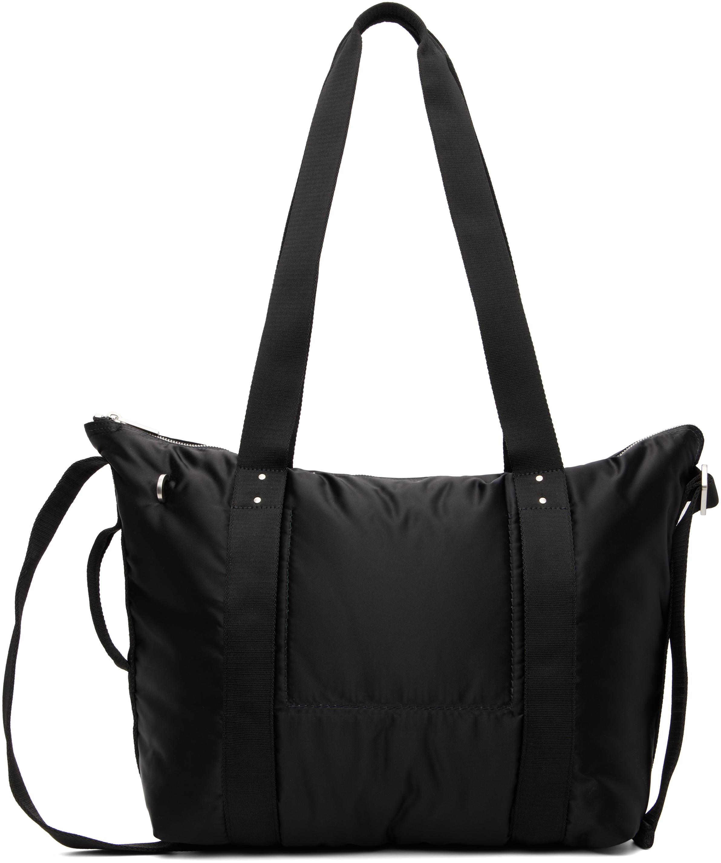 RICK OWENS TROLLEY TOTE BLACK トートバッグ Rick Owens: Black Tower Trolley Tote | SSENSE