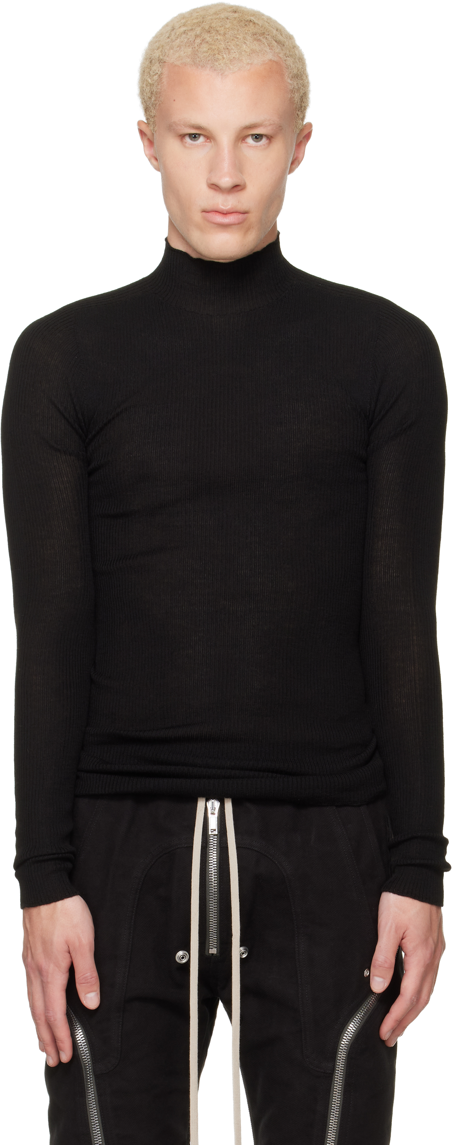 rick-owens-black-tower-ribbed- 