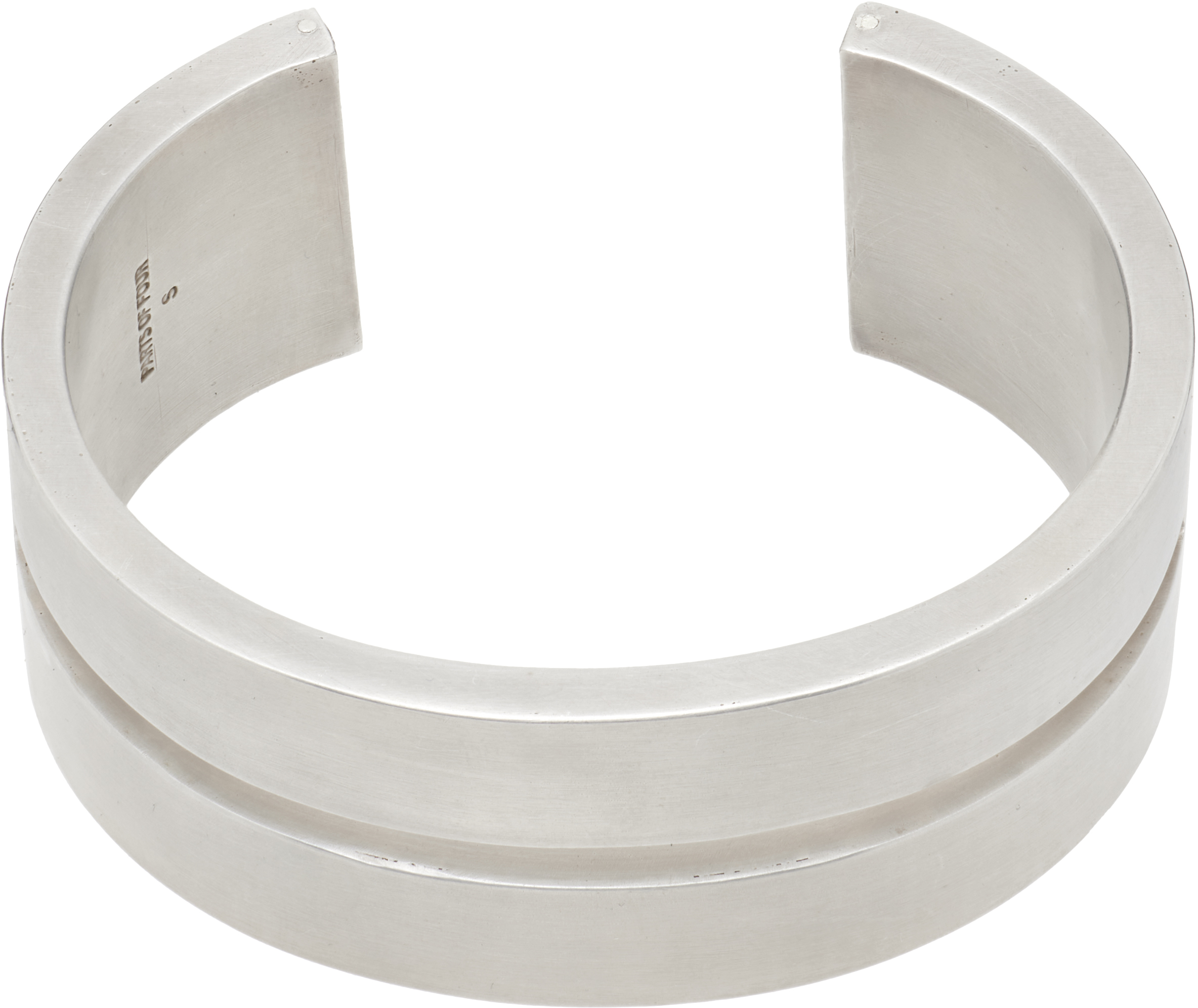 アクセサリー Parts of four Slit Bracelet Parts of Four: Ultra Reduction Slit Bracelet | SSENSE Canada