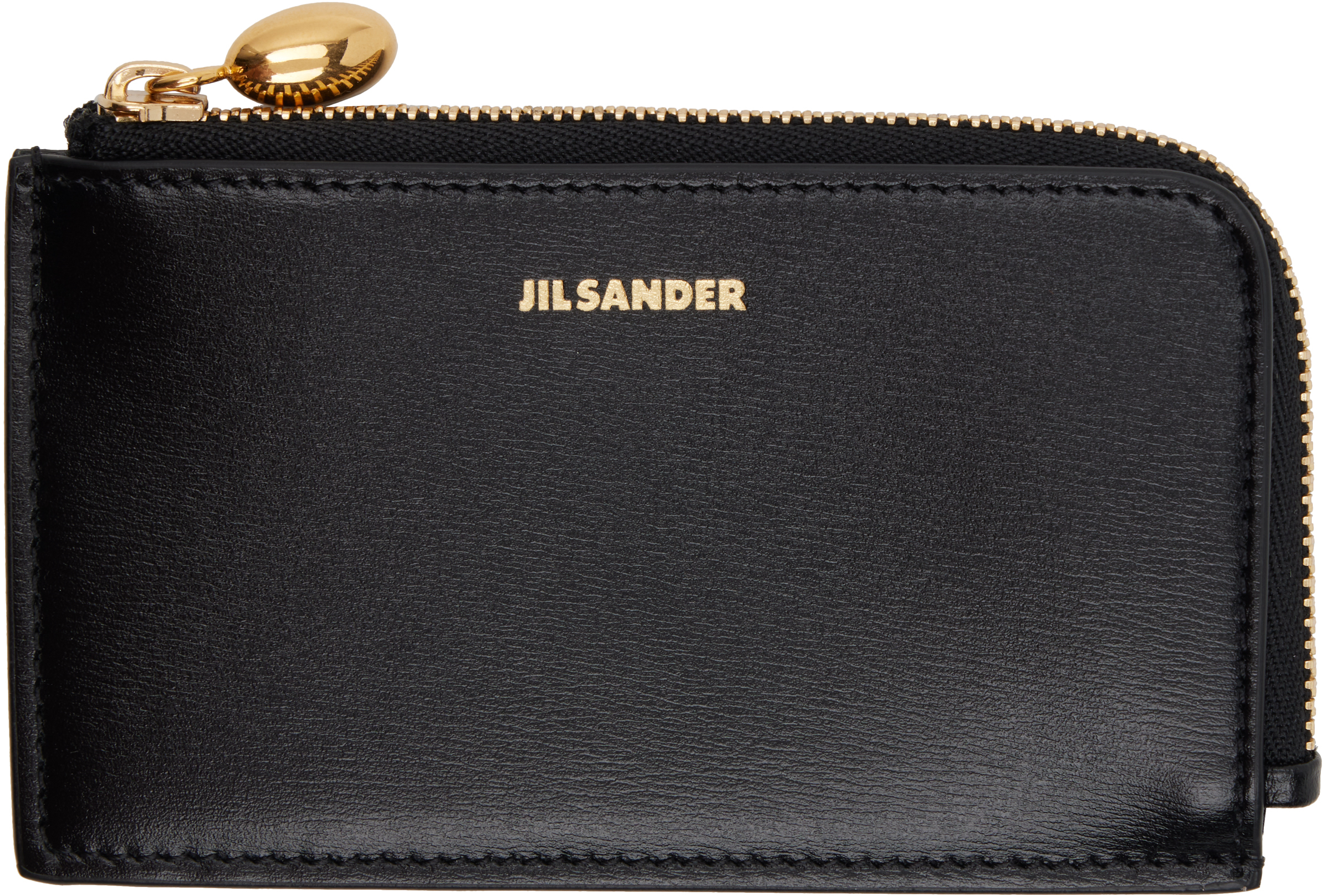 Jil Sander: ブラック Goji エンベロープ カードケース | SSENSE 日本