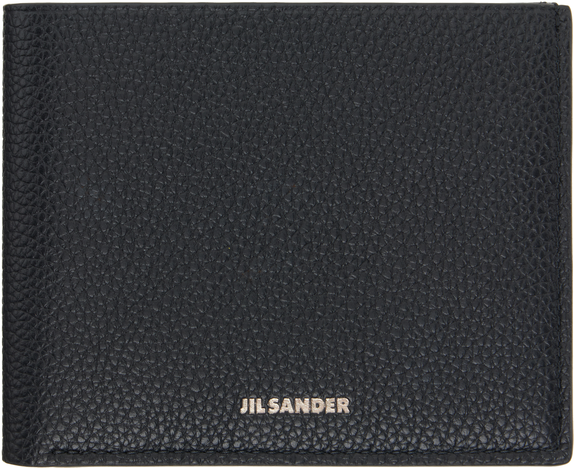 Jil Sander: ブラック 二つ折り財布 | SSENSE 日本