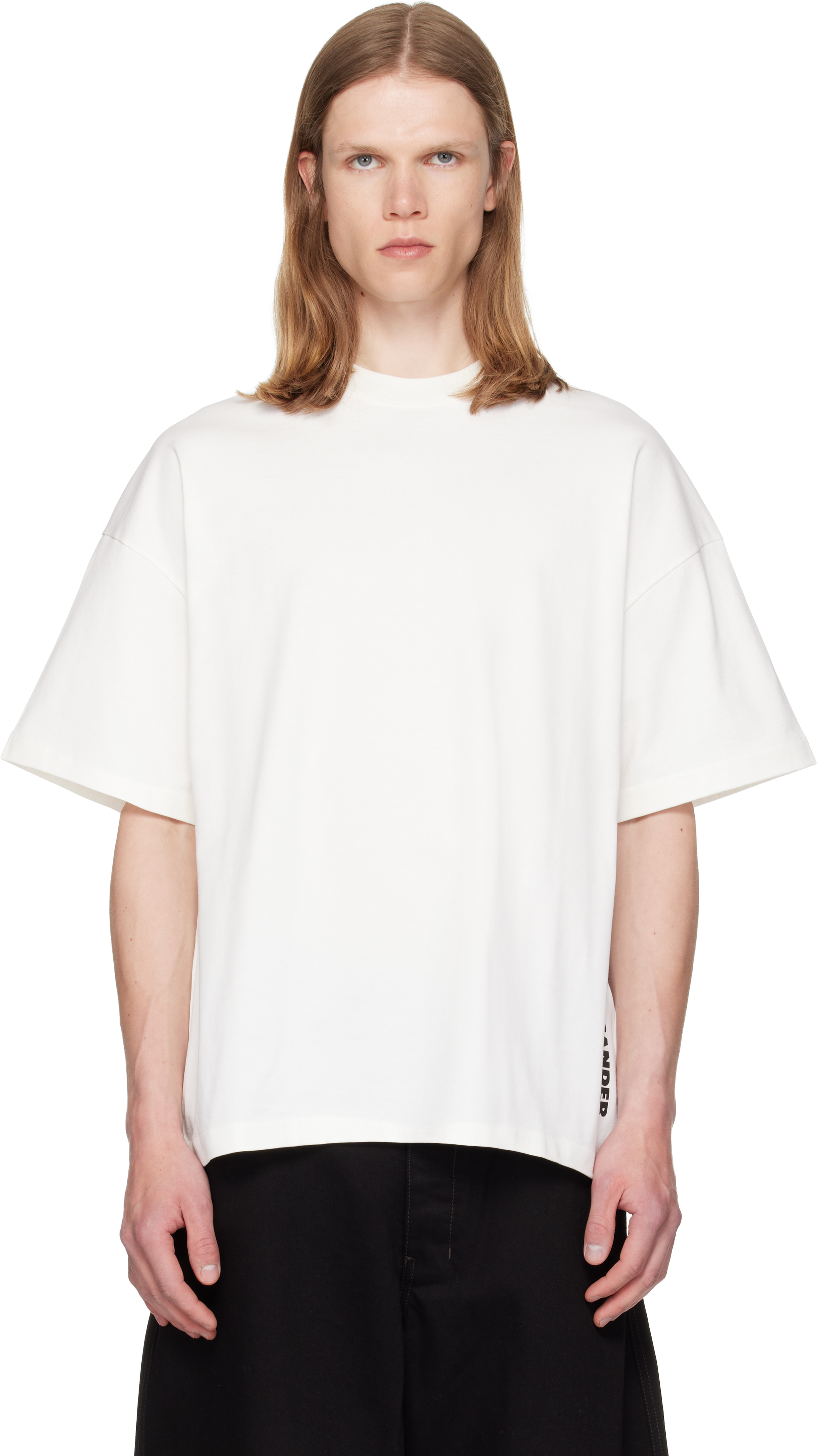 Jil Sander: White Crew-Neck T-shirt | SSENSE Canada