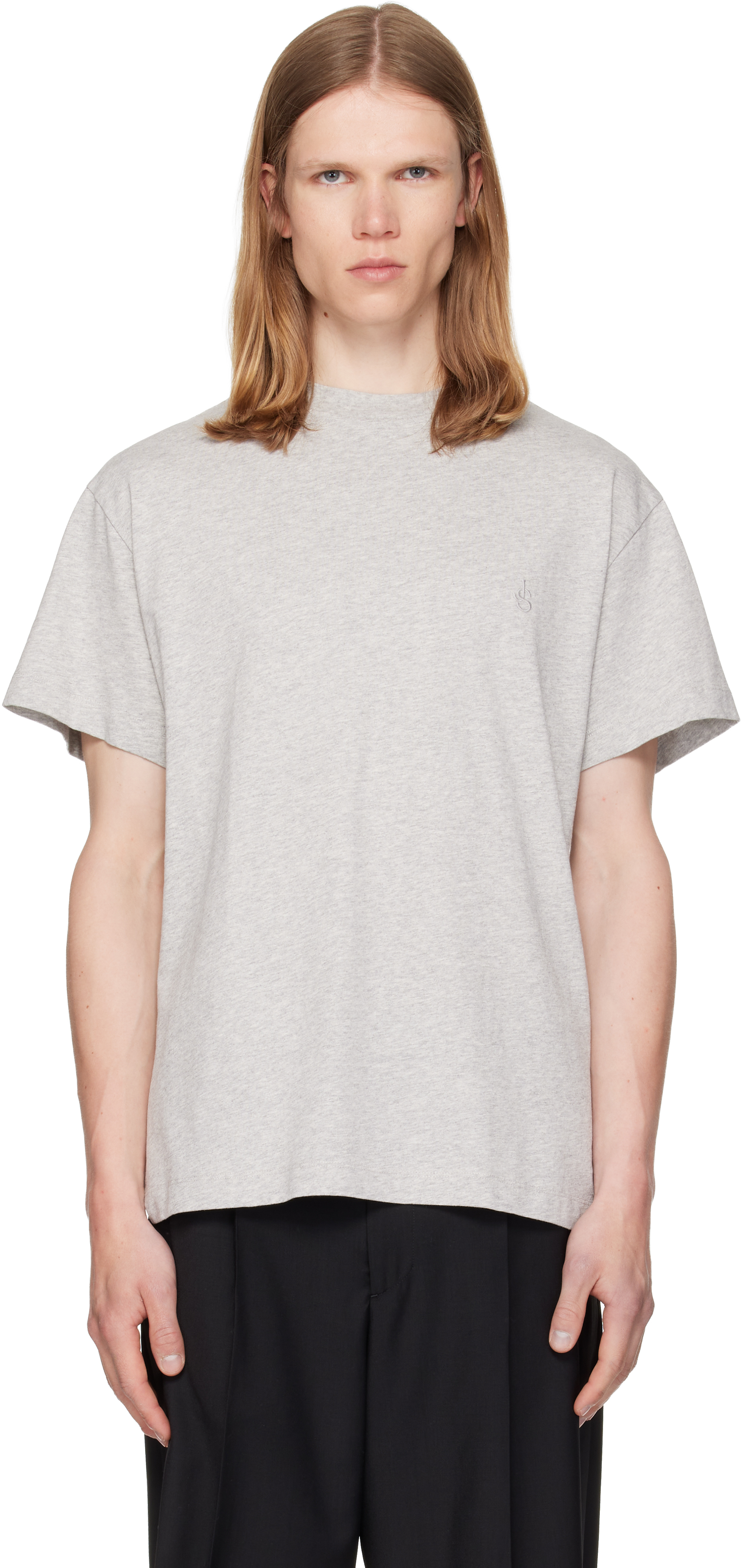 Jil Sander: Three-Pack Multicolor Crew-Neck T-shirts | SSENSE