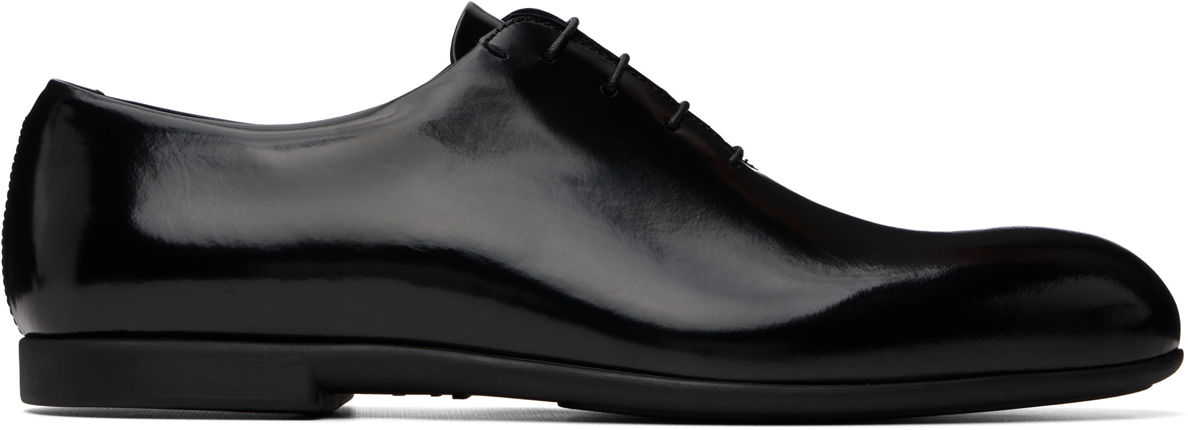Jil Sander Shoes Mens Size 9 Black Leather Chunky Platform Sole Made In Italy Jil Sander Leather Boat-Shoe Loafers | Saks Fifth Avenue main image 2