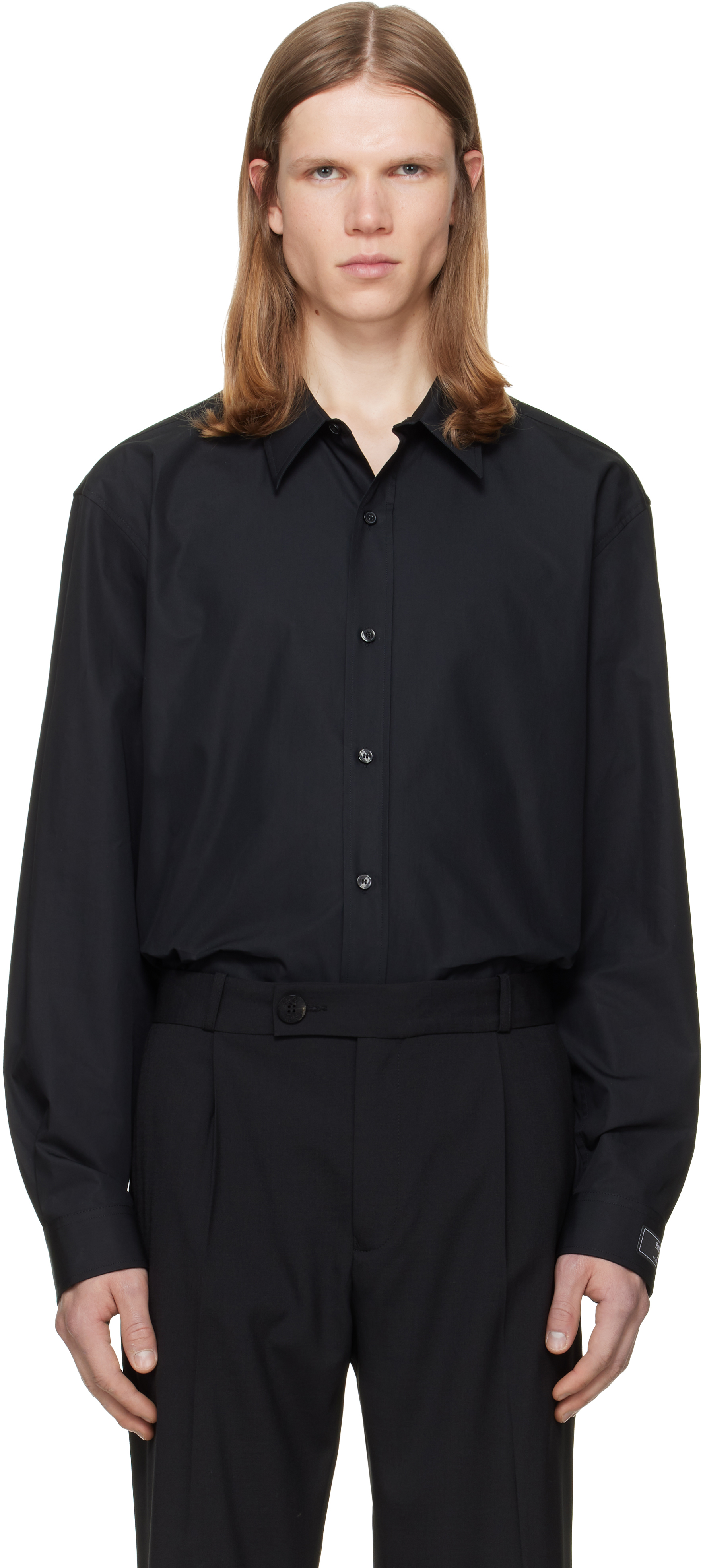 balmain dress shirt Balmain Cusson embroidered Cotton Men shirt