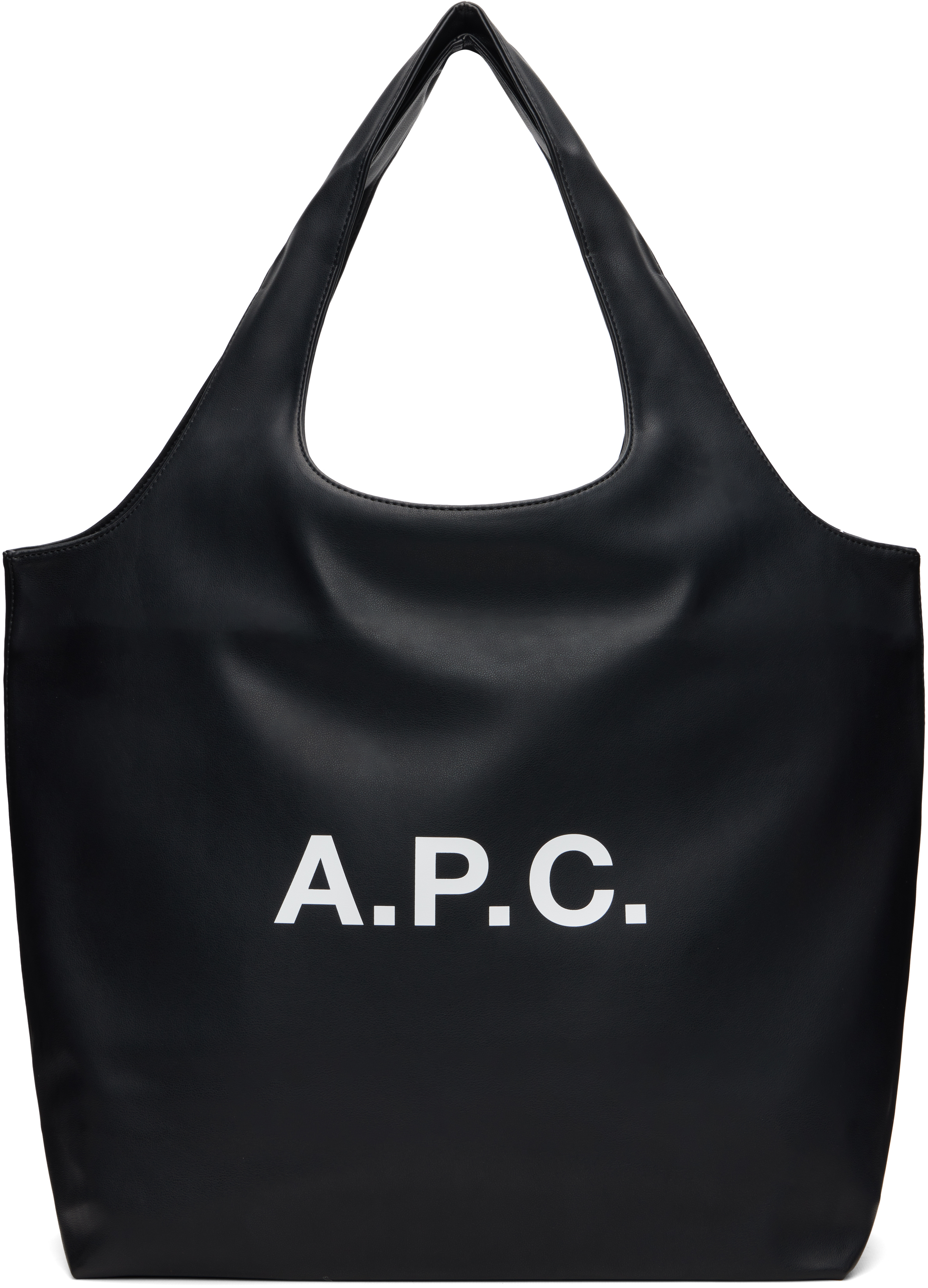 A.P.C. NINON ブラック トートバッグ アーペーセー 肩掛け可能 美品 A.P.C.: ブラック Ninon トートバッグ | SSENSE 日本