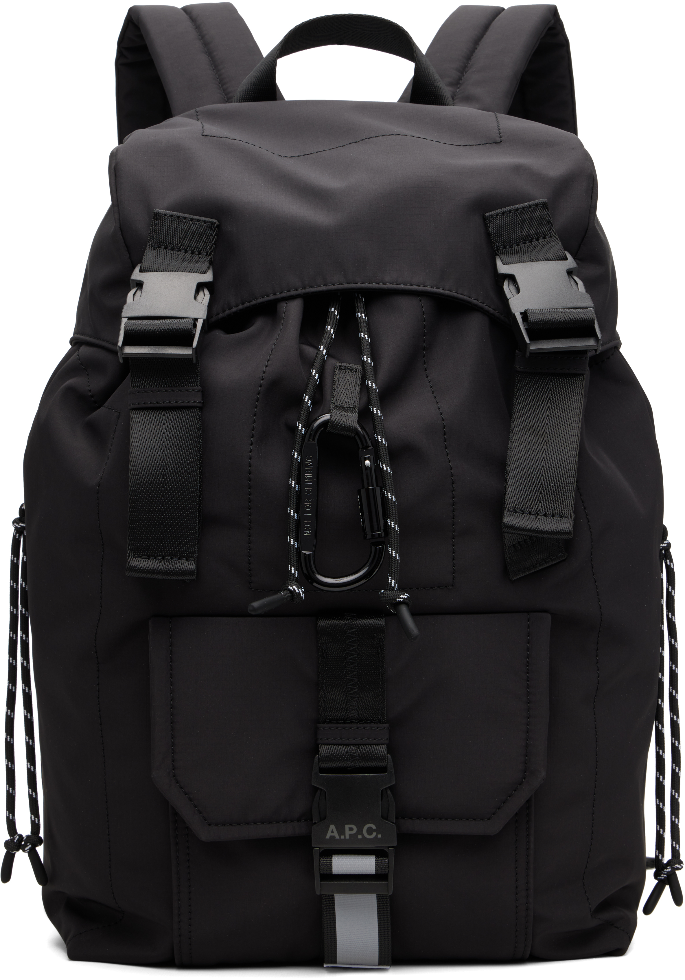 A.P.C.トレックバックパック リュック ブラック A.P.C.: ブラック Treck バックパック | SSENSE 日本