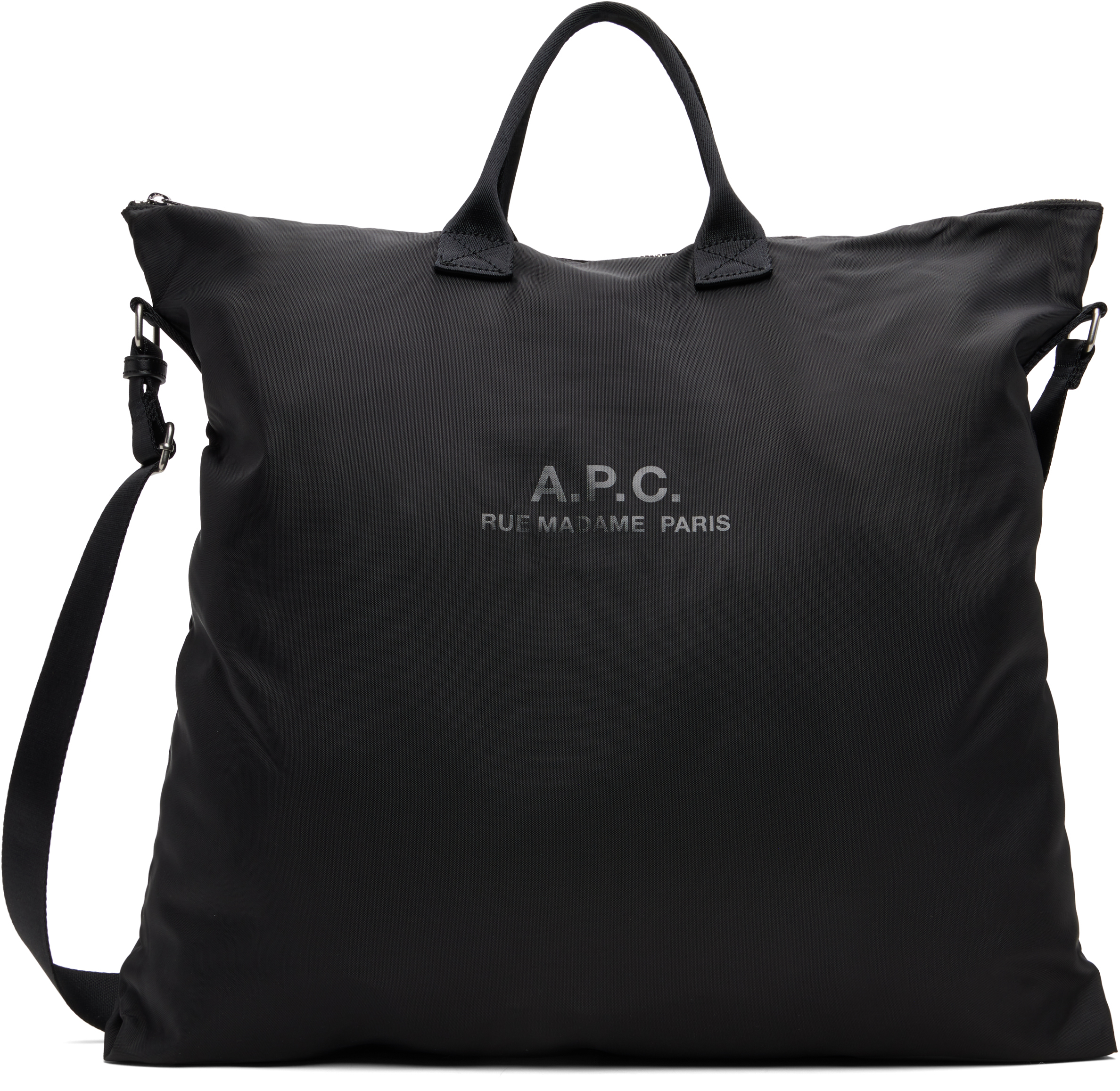 A.P.C.: ブラック Backstage クロスボディバッグ | SSENSE 日本