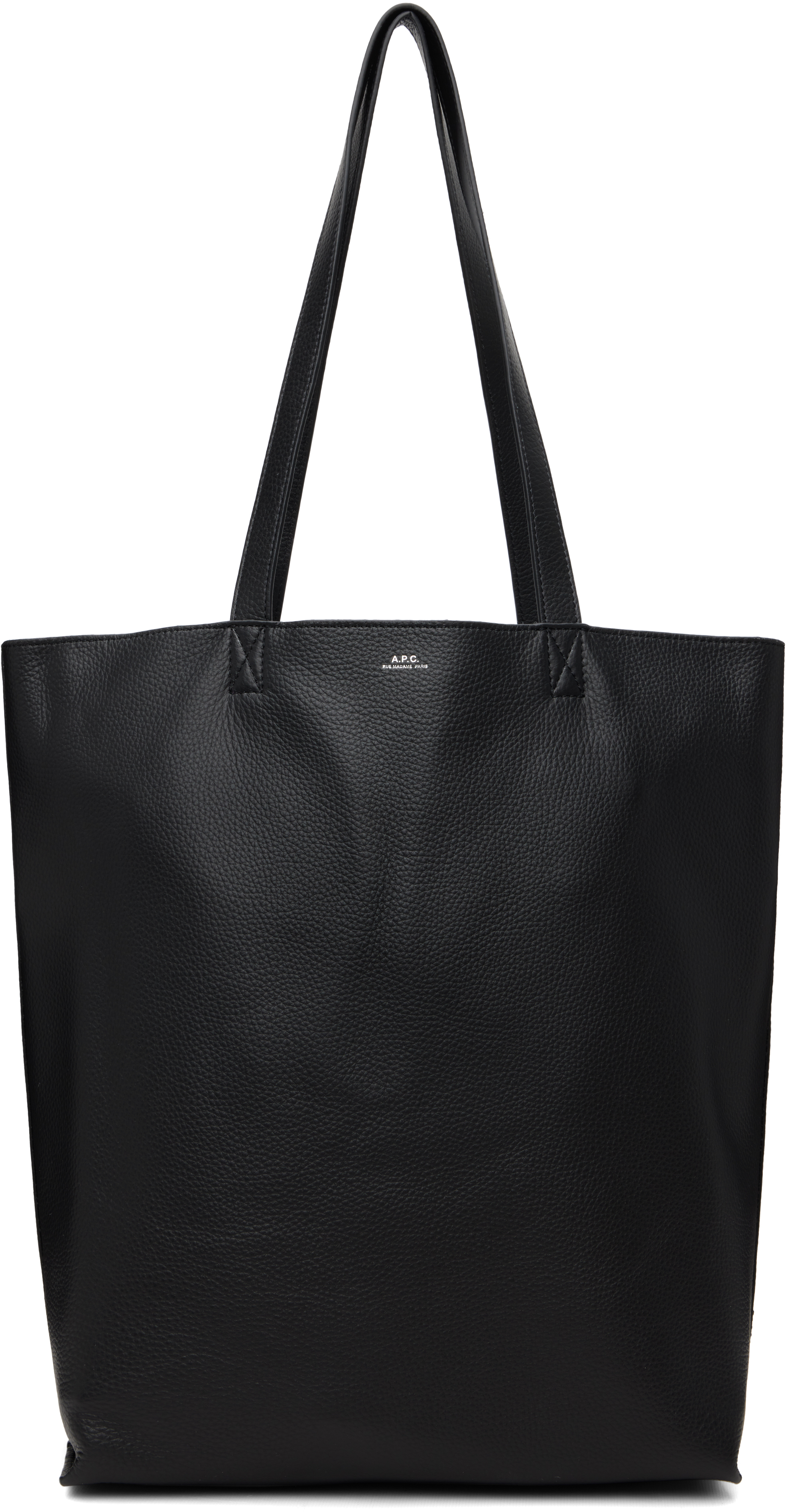 A.P.C.: ブラック Maiko Shopper トートバッグ | SSENSE 日本