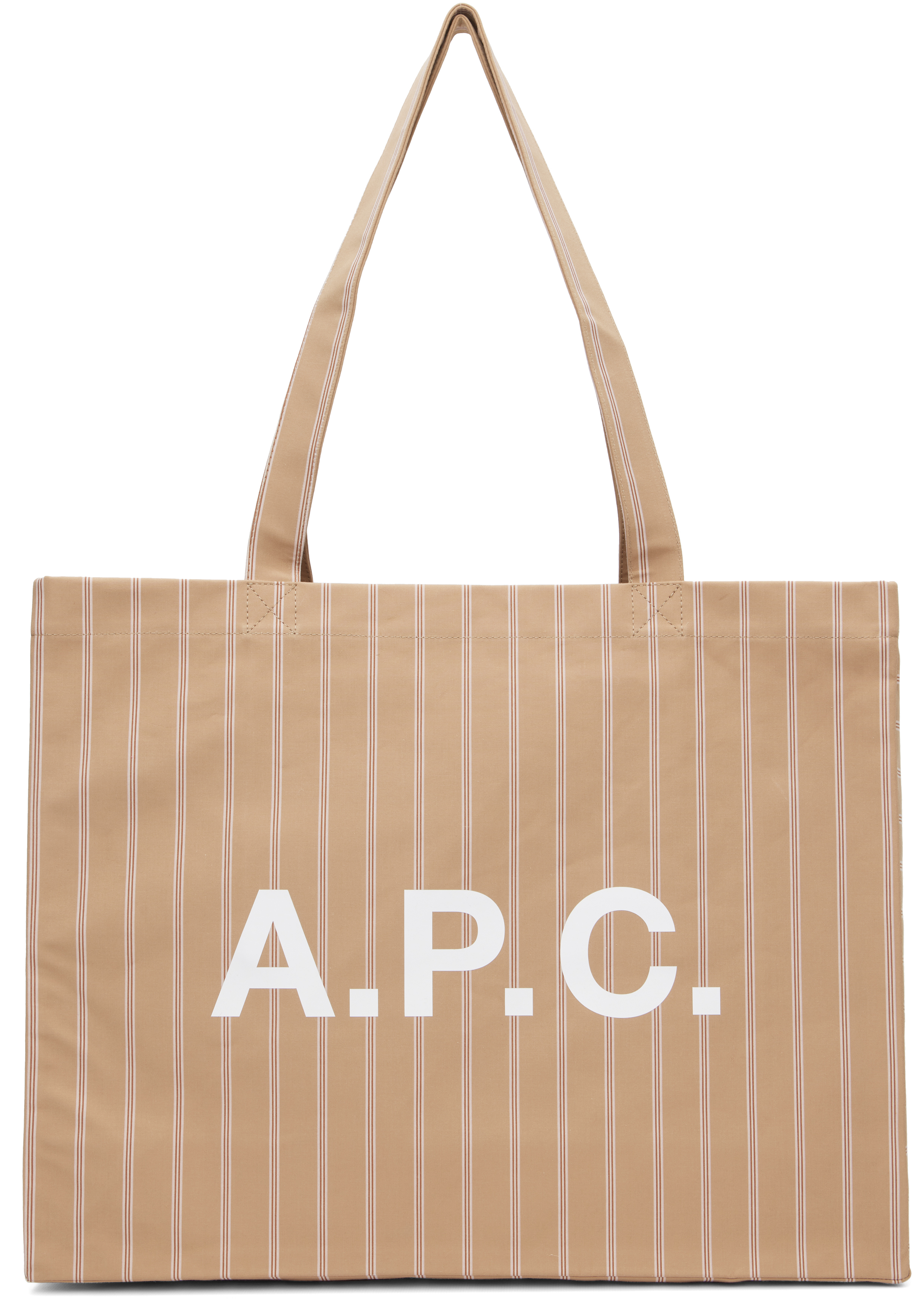 A.P.C.: ベージュ Diane Shopping トートバッグ | SSENSE 日本