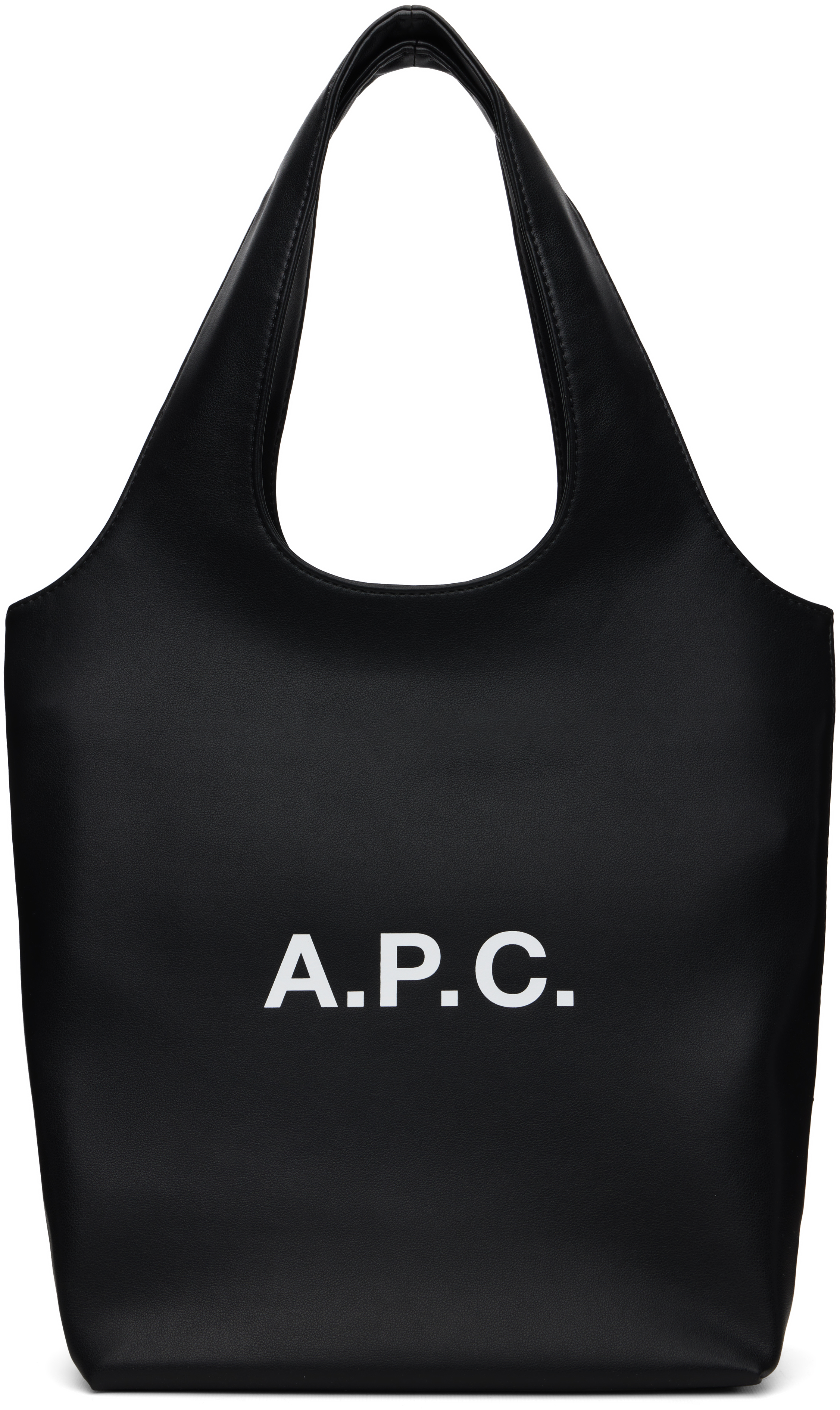 A.P.C.: ブラック スモール Ninon トートバッグ | SSENSE 日本
