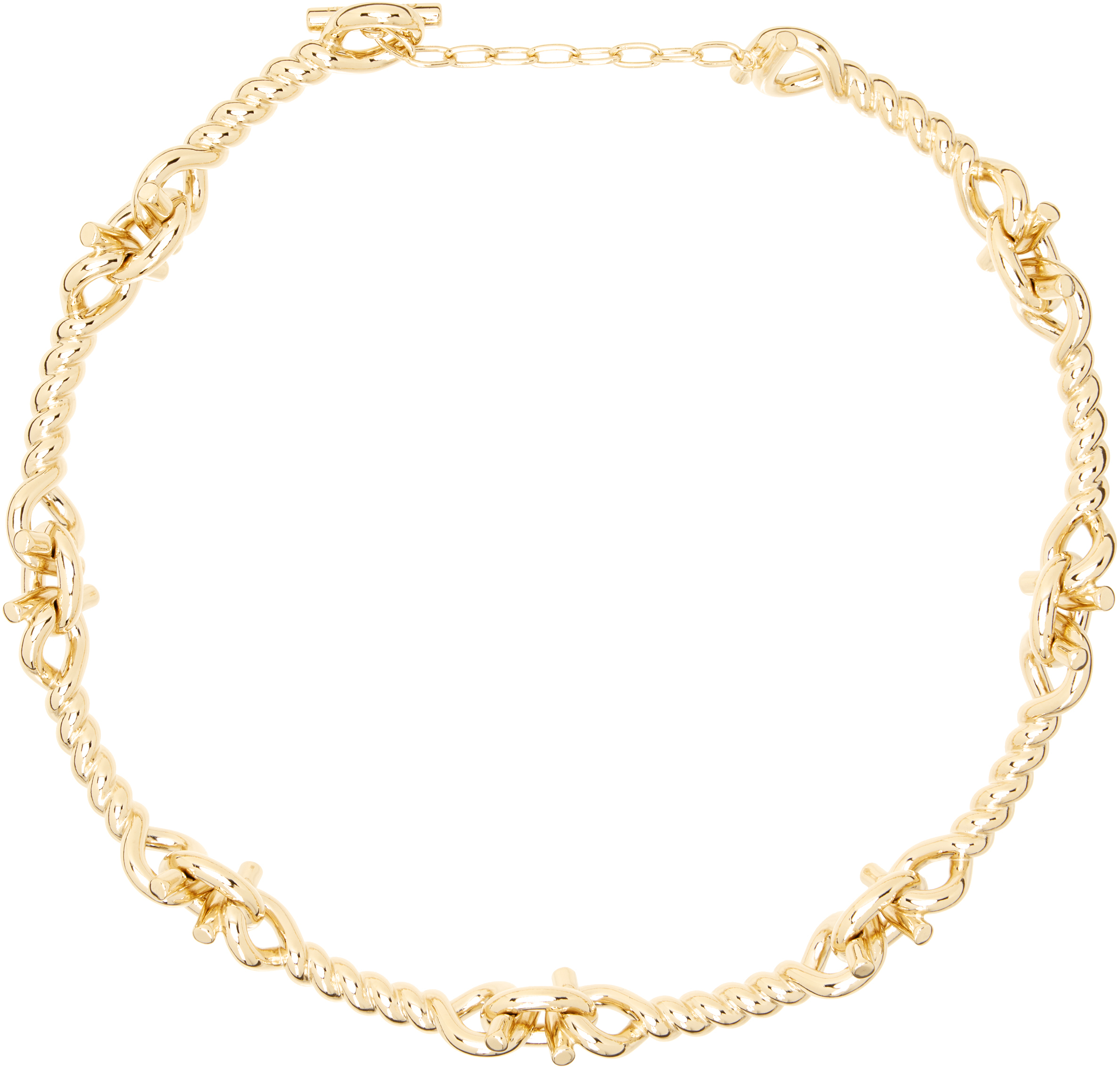 Twisted Chain Gancini Necklace