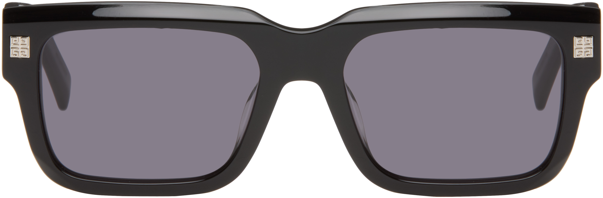 Givenchy: Black GV Day Sunglasses | SSENSE