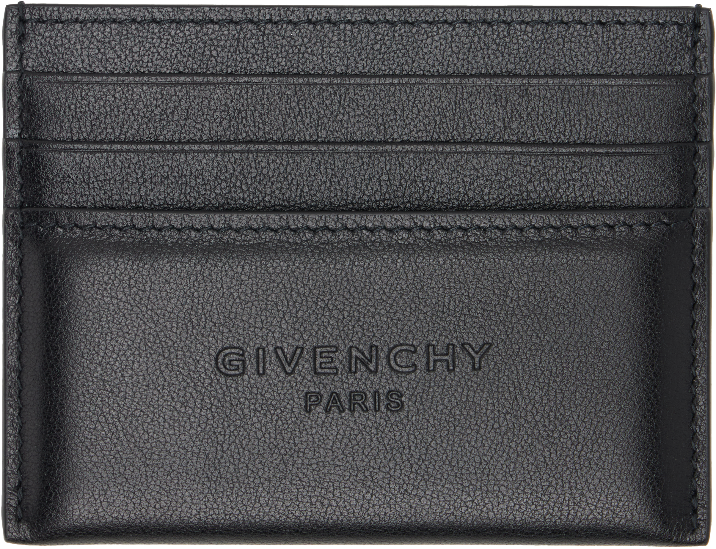 Givenchy: ブラック パデッド カードケース | SSENSE 日本