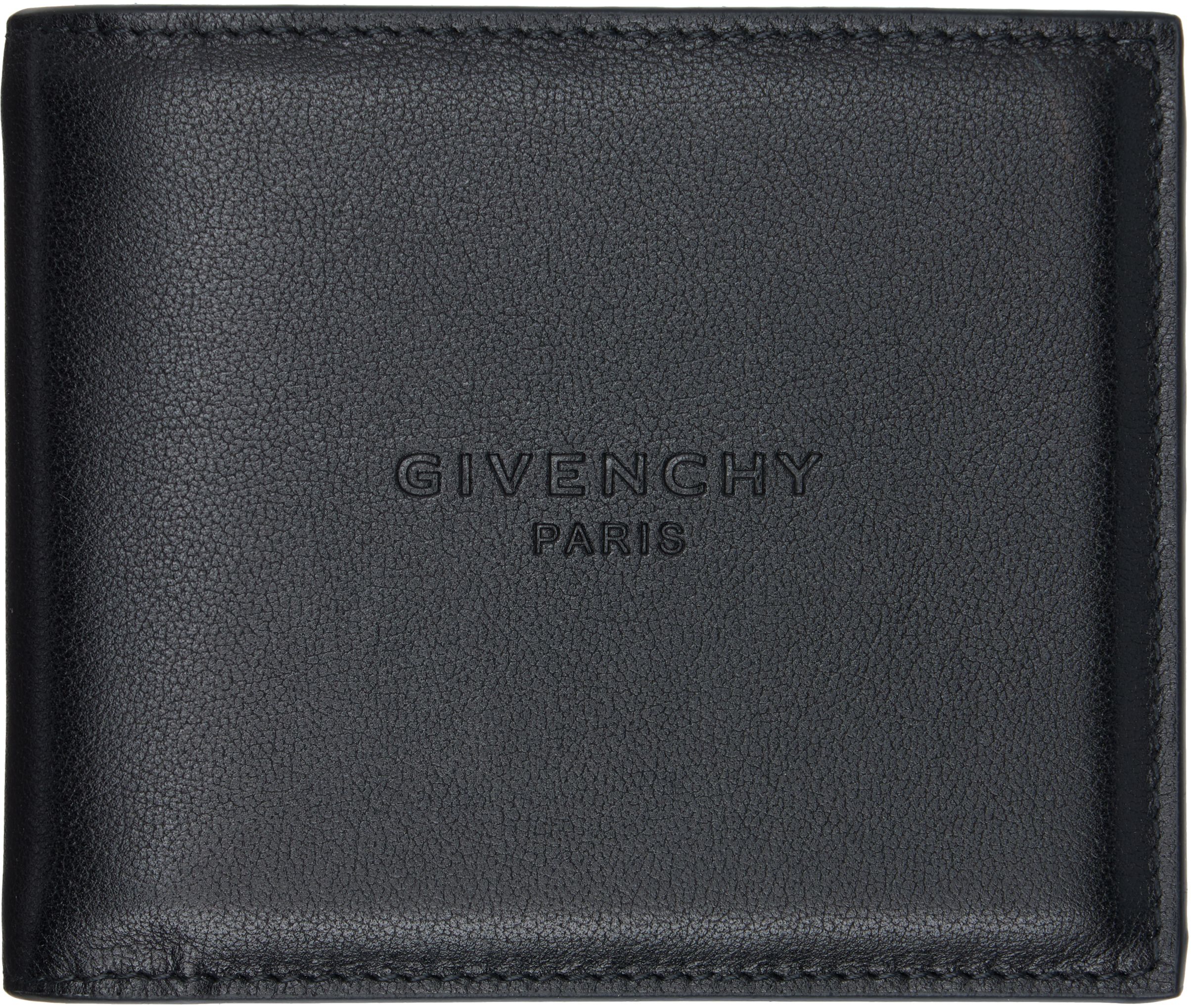 Givenchy: Black Padded Billfold Wallet | SSENSE