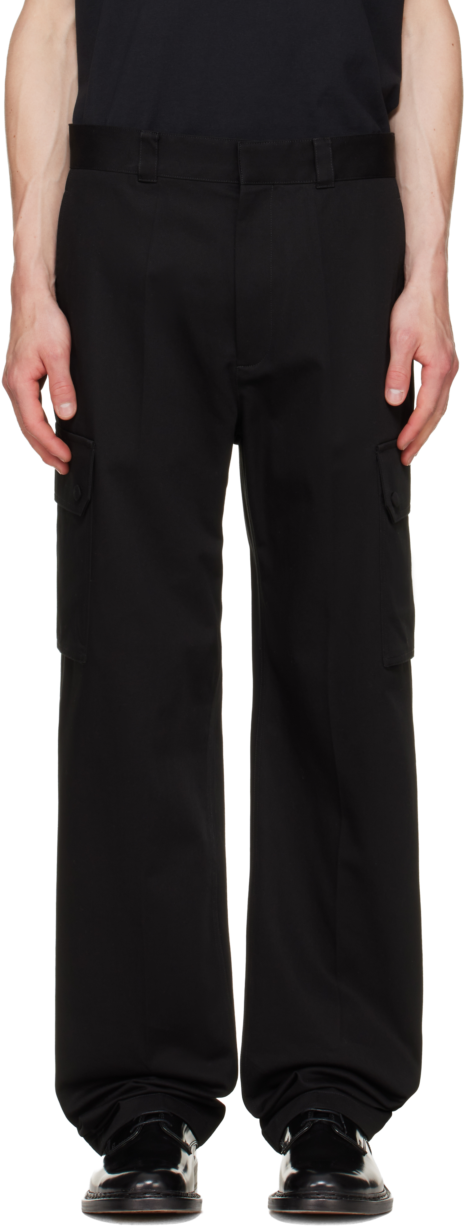 Givenchy: ブラック Workwear トラウザーズ | SSENSE 日本