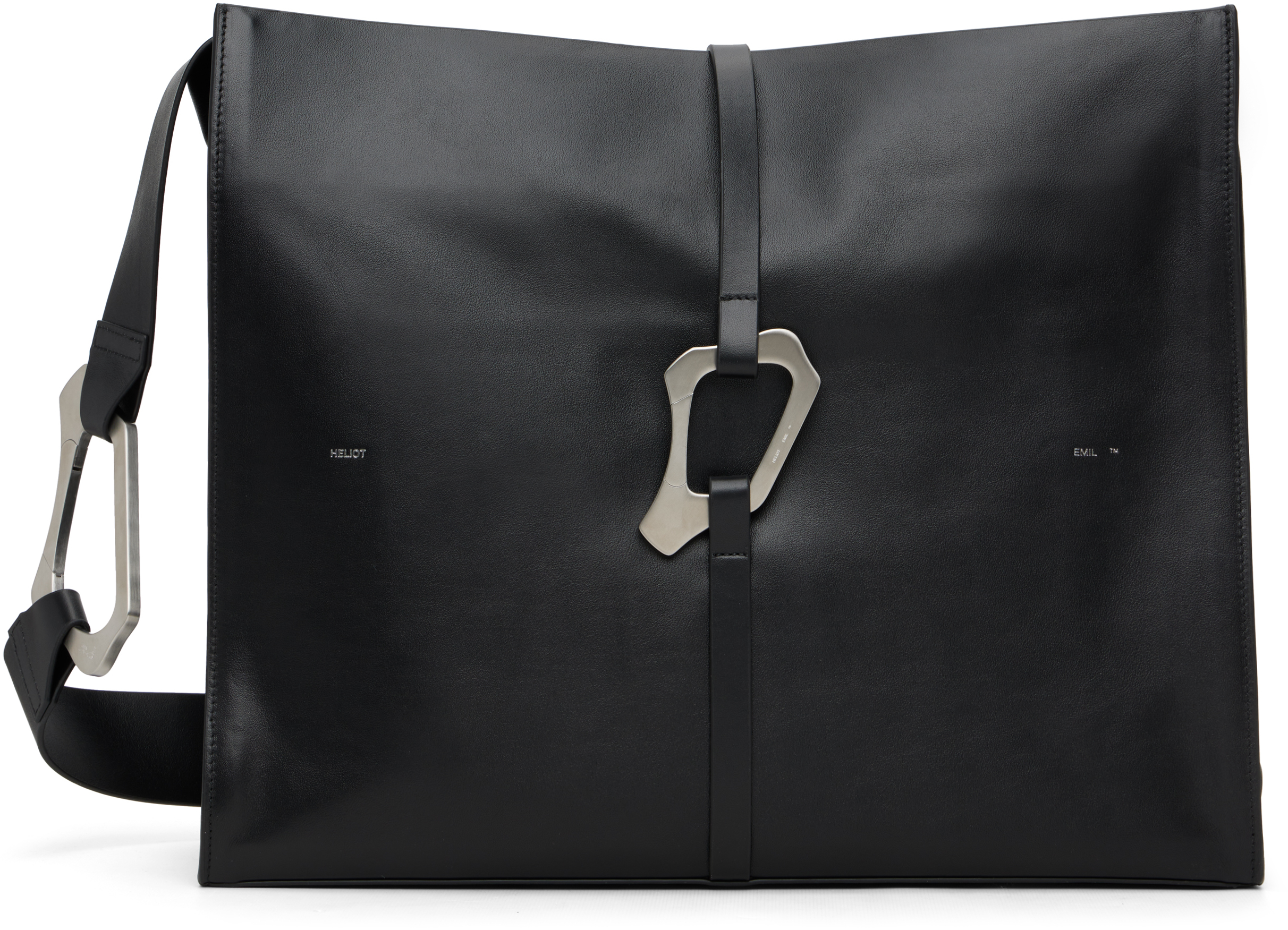 HELIOT EMIL: Black Luculent Tote | SSENSE Canada