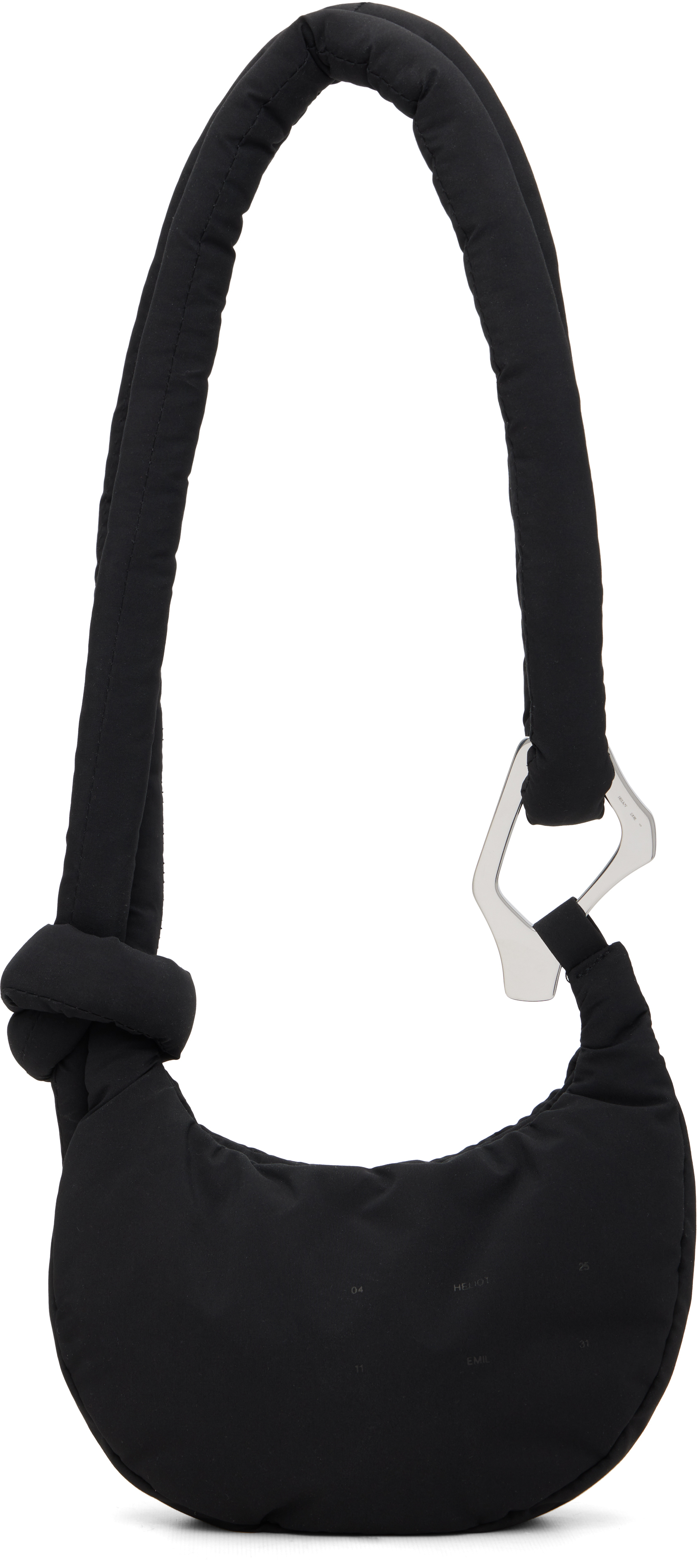 HELIOT EMIL: Black Mini Attache Tote | SSENSE