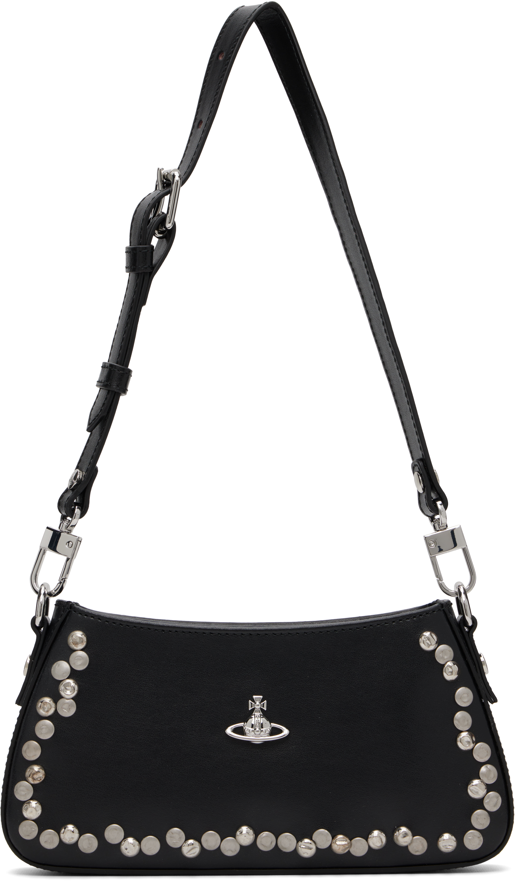 Vivienne Westwood: Black Tasha Shoulder Phone Bag | SSENSE