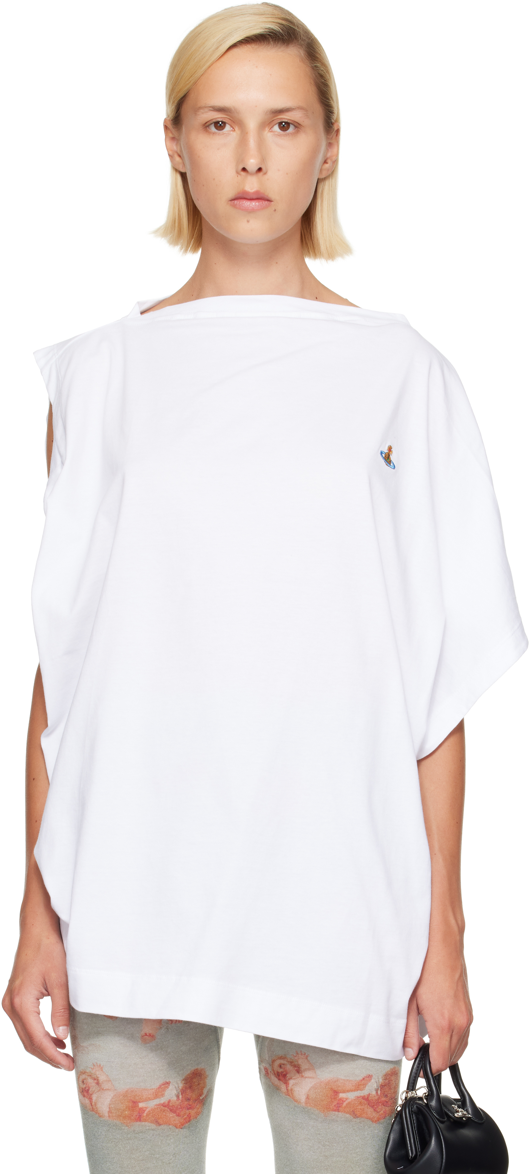 Vivienne Westwood: White Oversized Hebo T-shirt | SSENSE