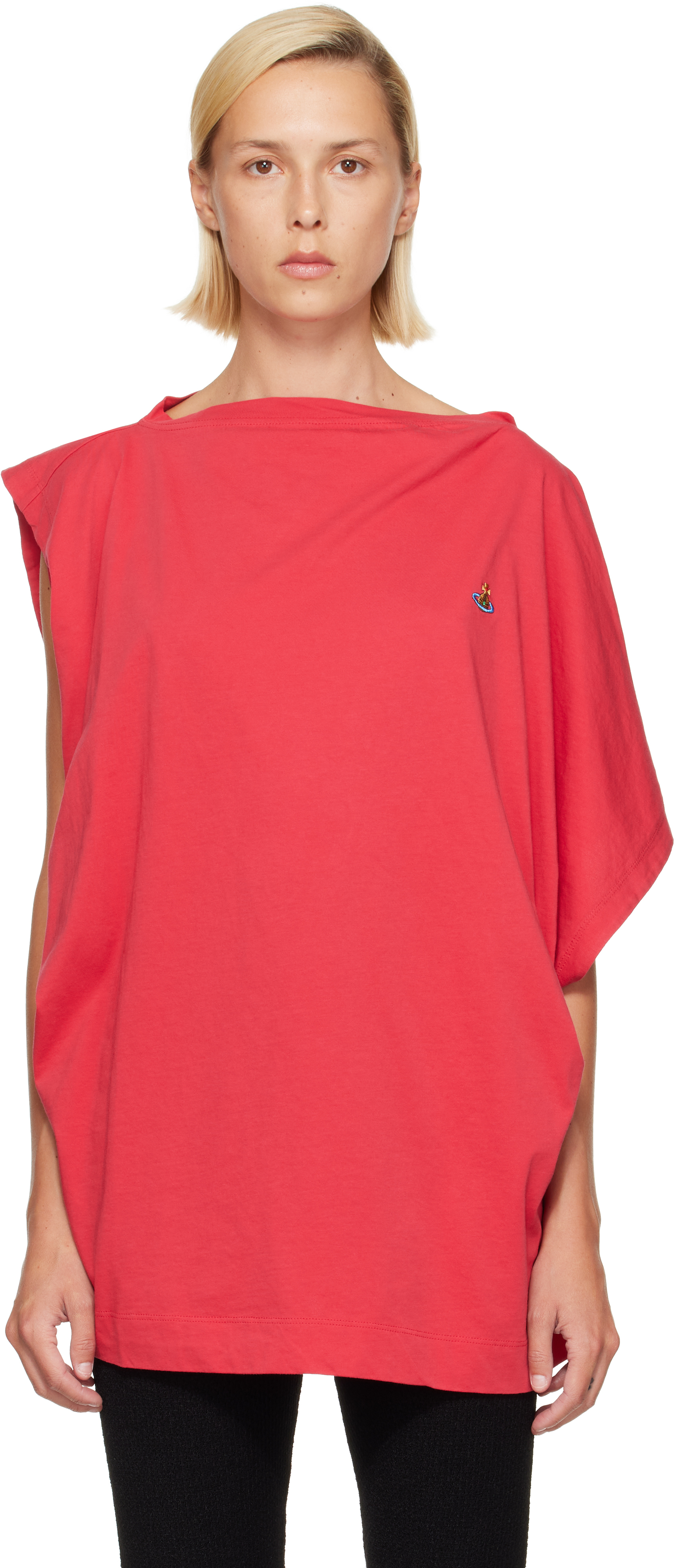 Vivienne Westwood: レッド Hebo オーバーサイズ Tシャツ | SSENSE 日本