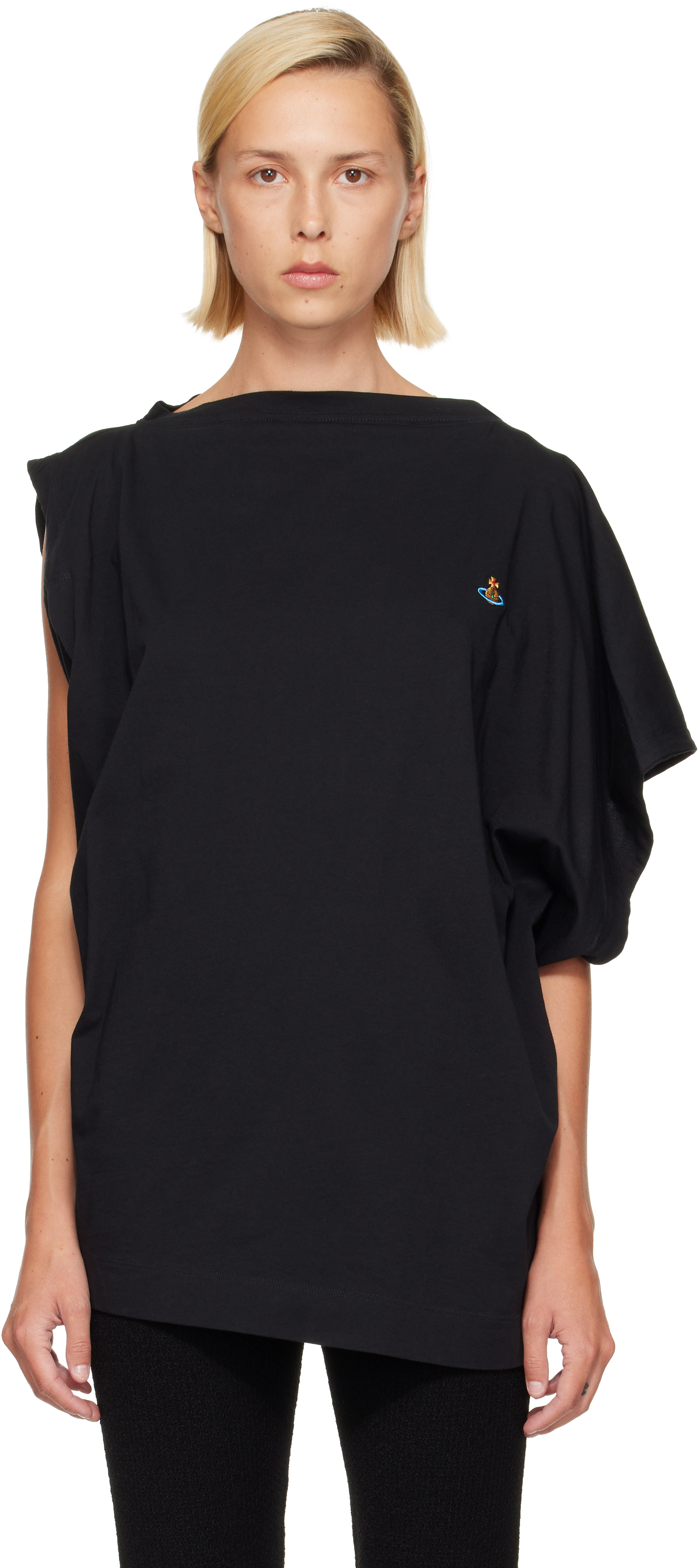 Vivienne Westwood: Black Oversized Hebo T-shirt | SSENSE