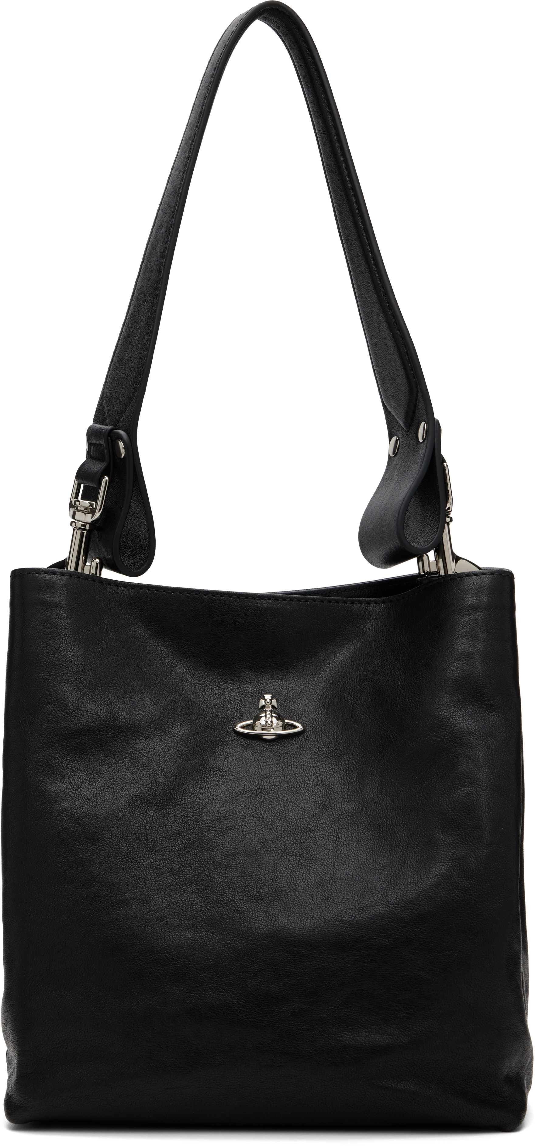 Vivienne Westwood: Black Lottie Small Shoulder Bag | SSENSE