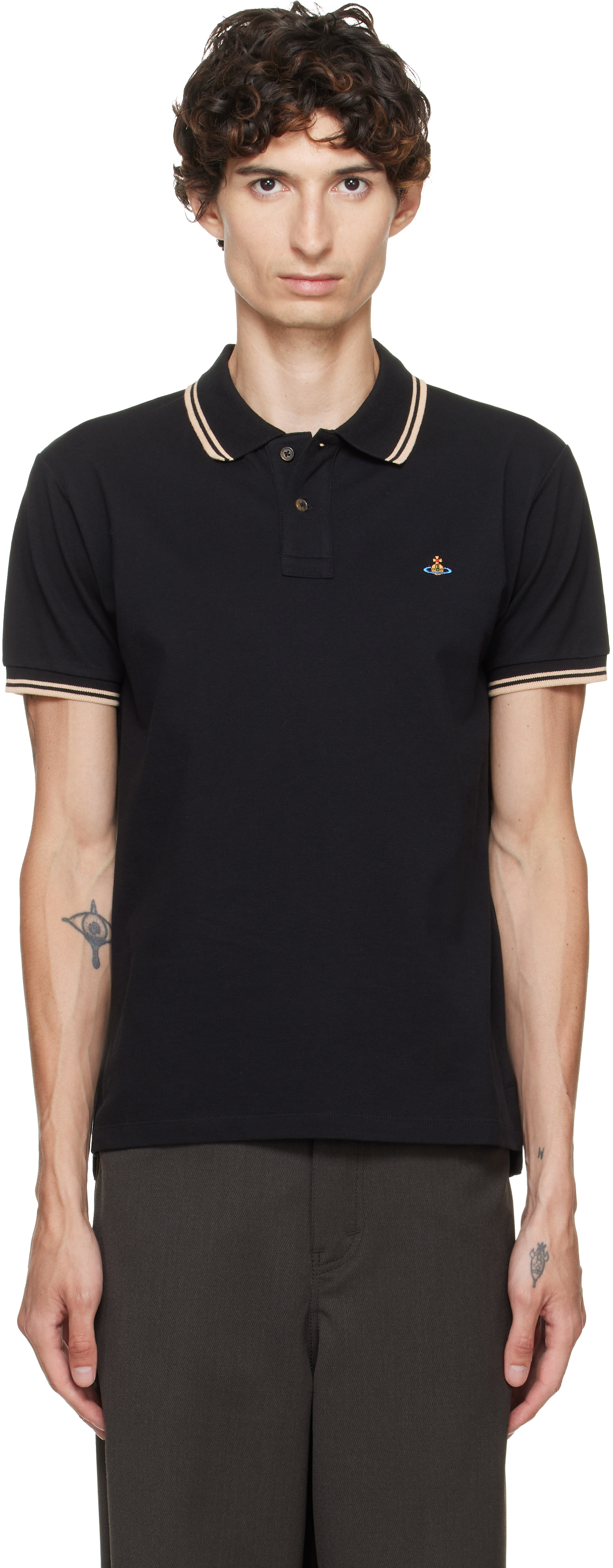 Vivienne Westwood: Black Classic Polo | SSENSE