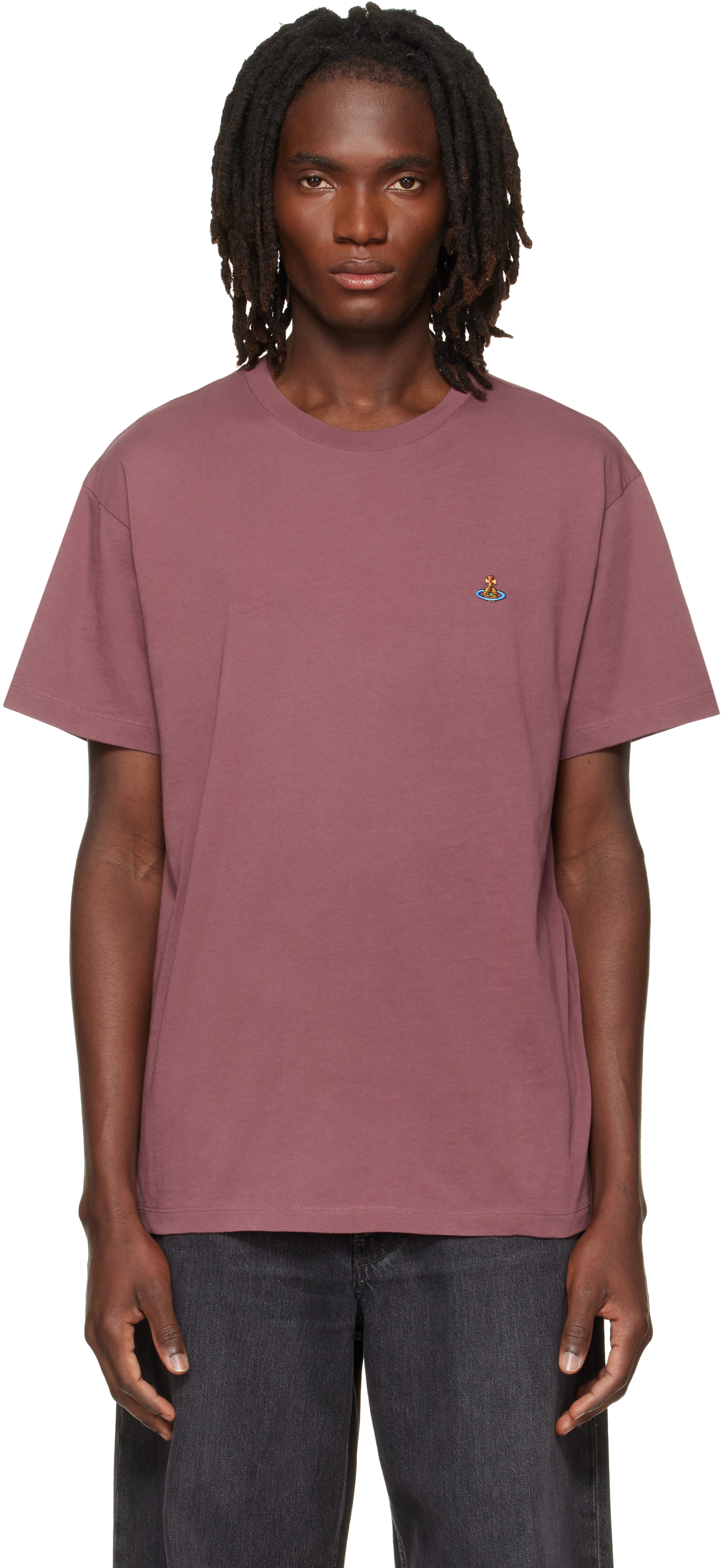 Vivienne Westwood: Red Classic Multicolour Orb T-shirt | SSENSE Canada