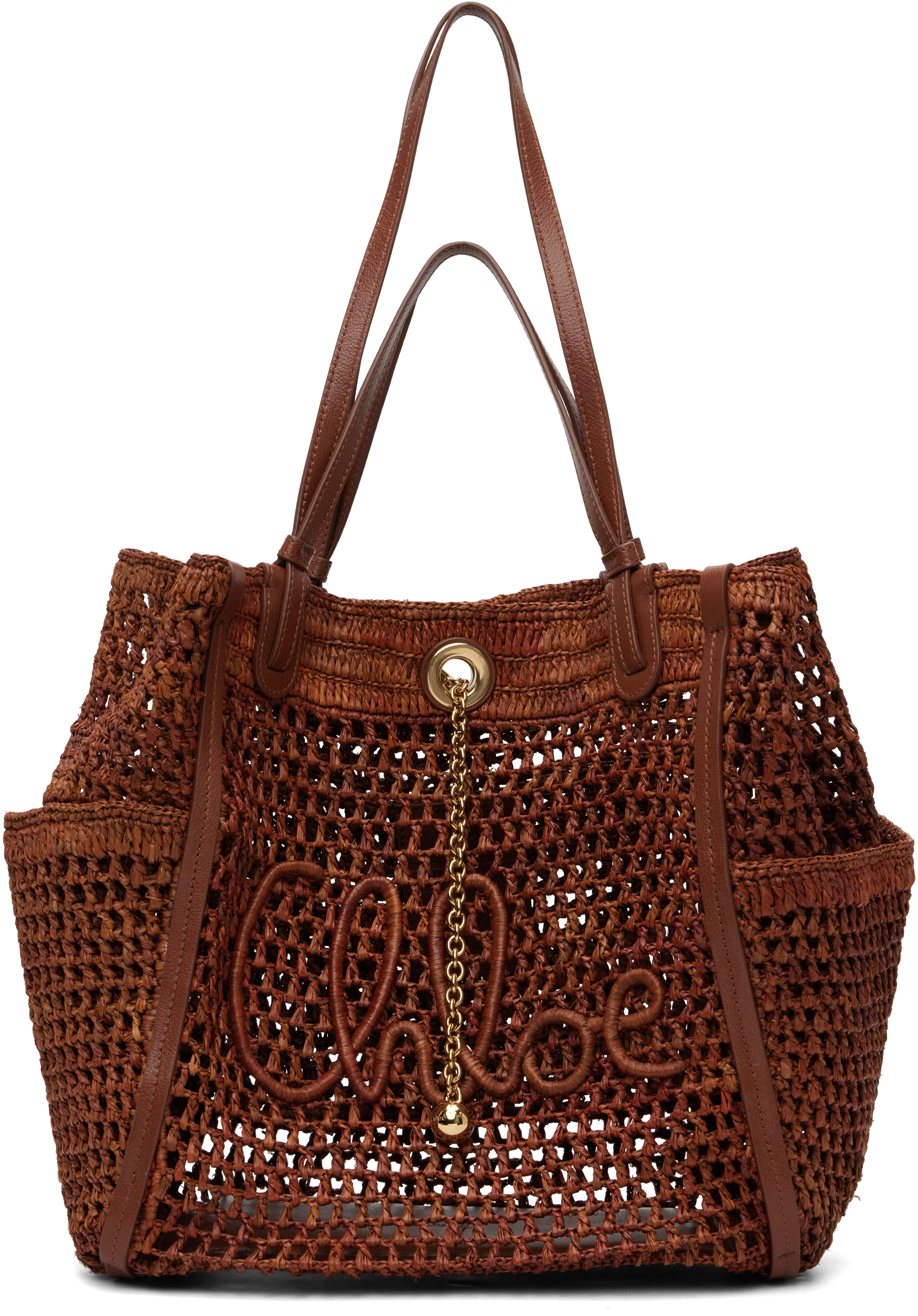 Chloé: ブラウン Made For A Womanエディション 'Chloé Iconic' トート