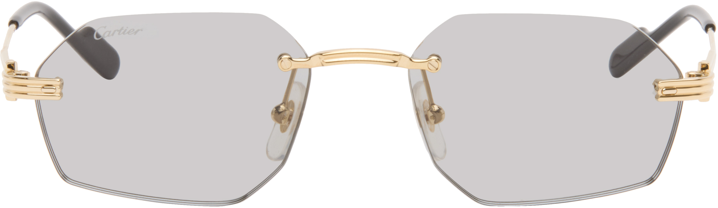 Cartier Gold 'Première de Cartier' Sunglasses