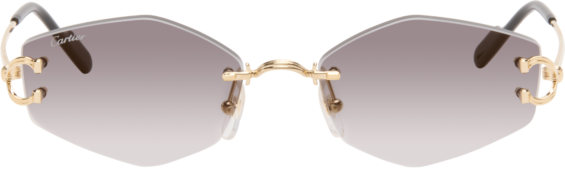 Cartier Gold Classic C Motif Sunglasses