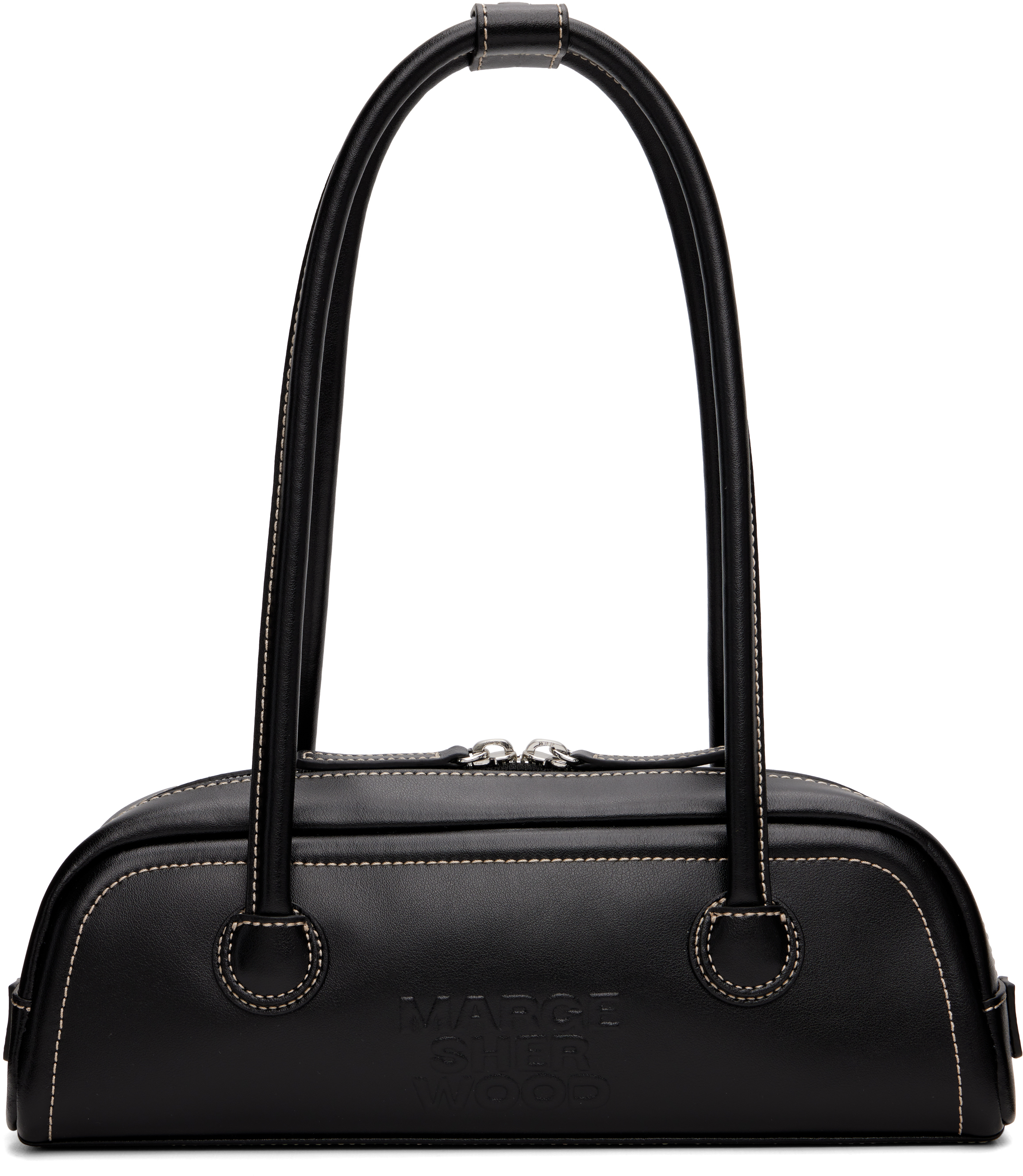 8/29まで⭐︎OHGA⭐︎MINI BOSTON BAG エトープ MARGESHERWOOD: Black Soft Boston EW Mini Bag | SSENSE