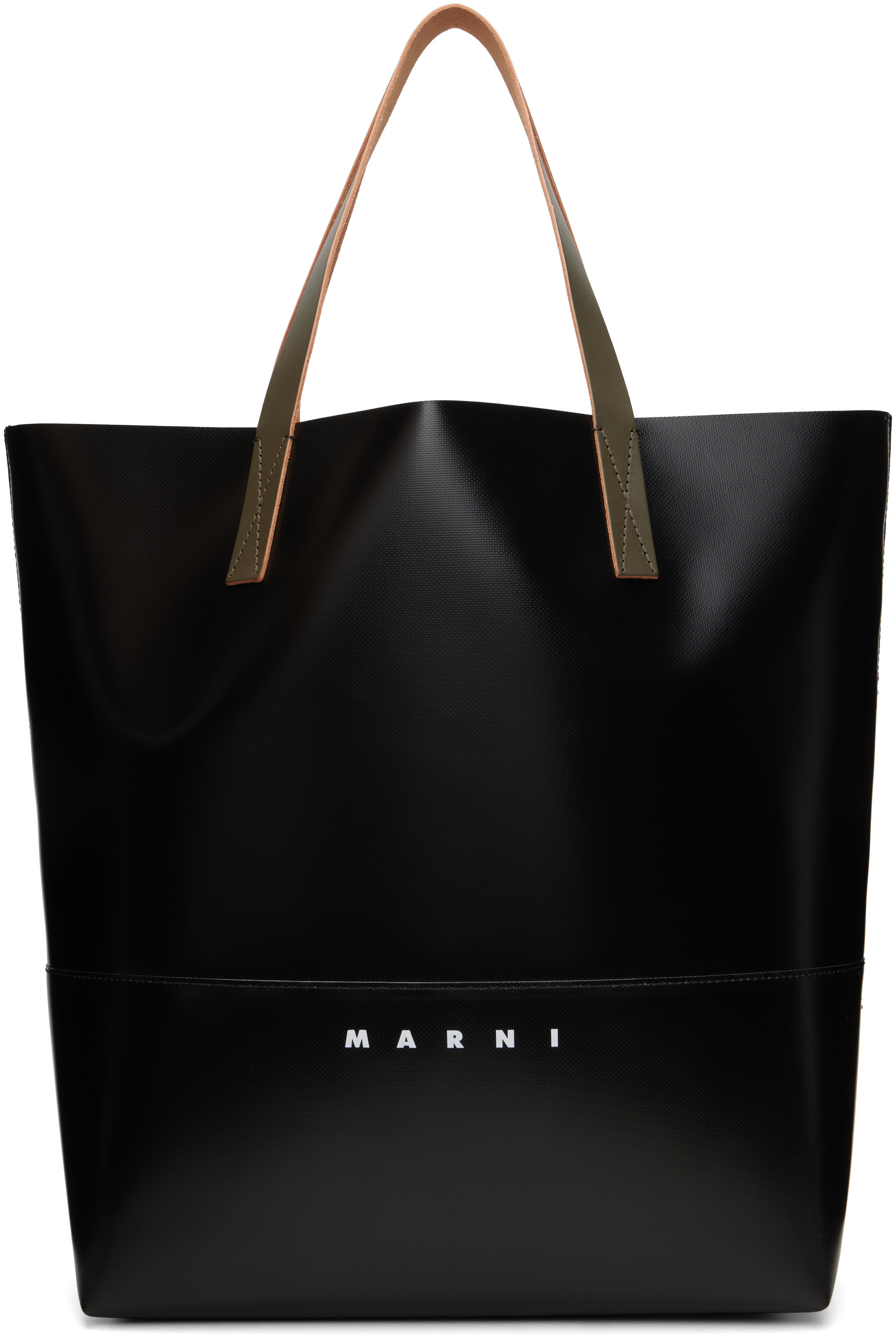 Marni: ブラック Tribeca N/S トートバッグ | SSENSE 日本