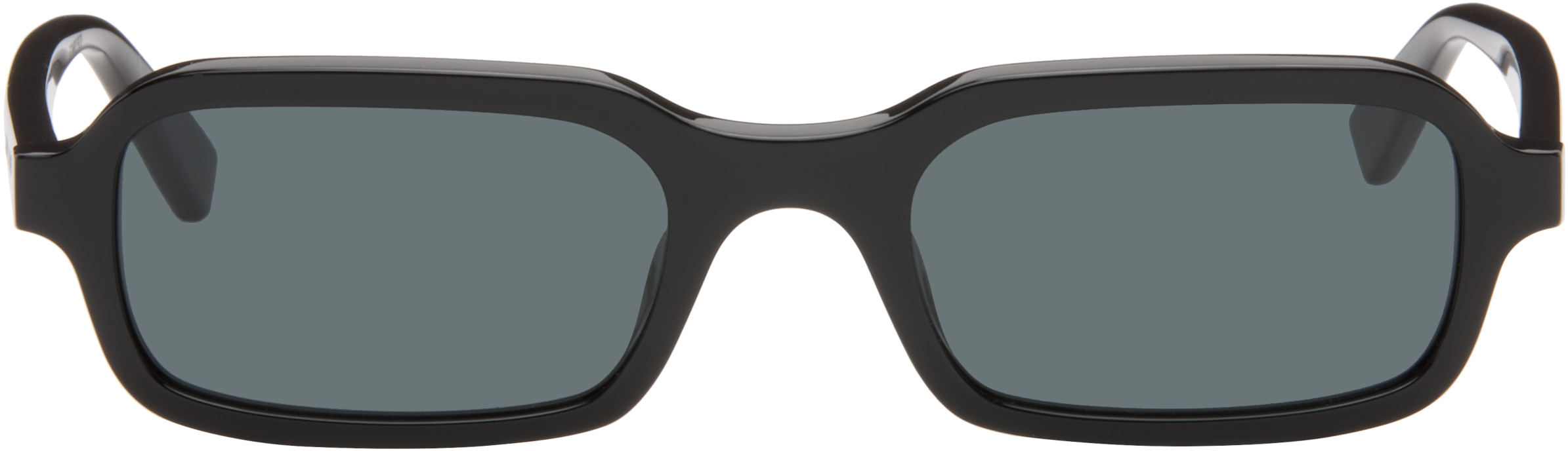 Saint Laurent: ブラック SL 908 サングラス | SSENSE 日本