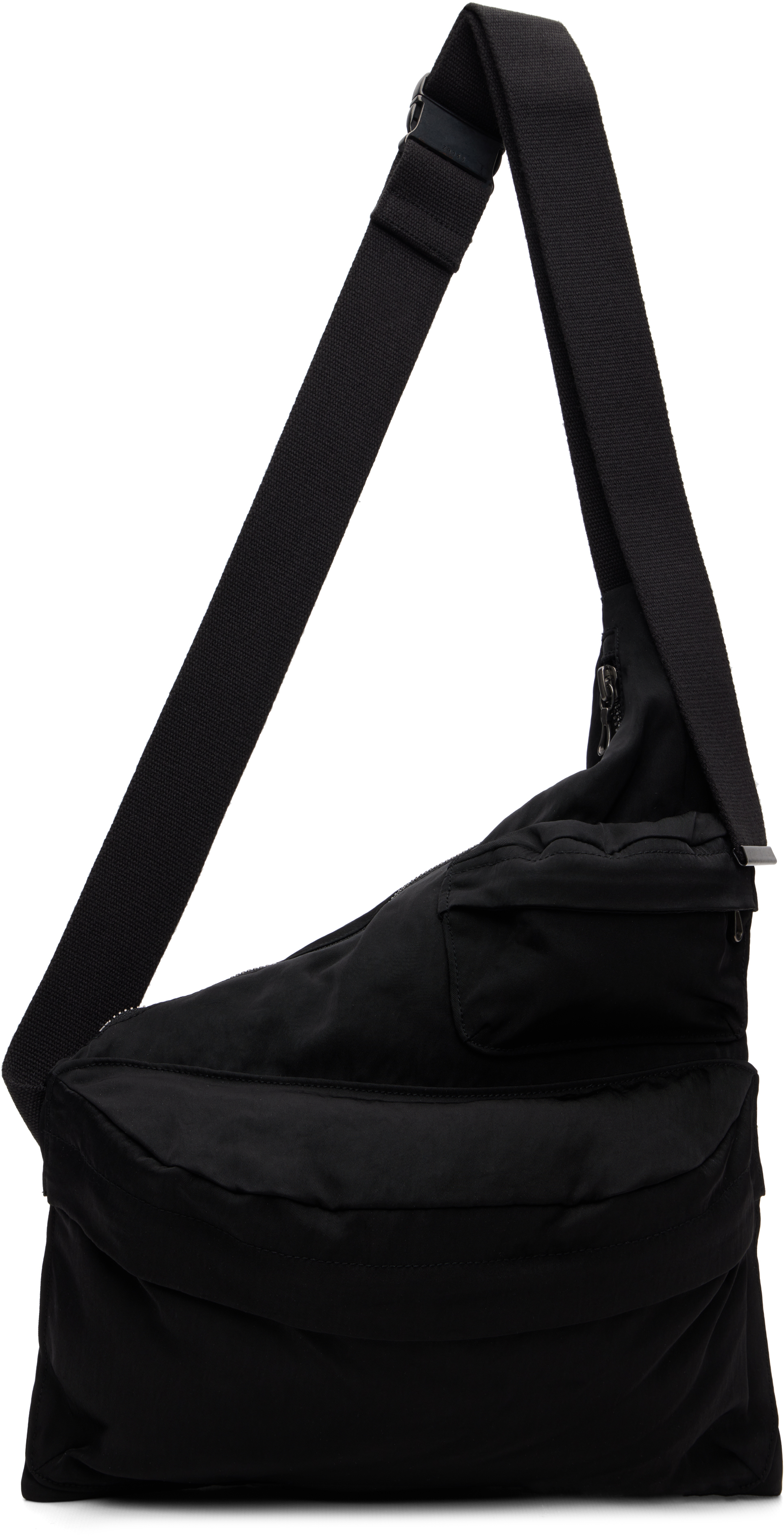 Julius: Black 'Tactical Body' Bag | SSENSE