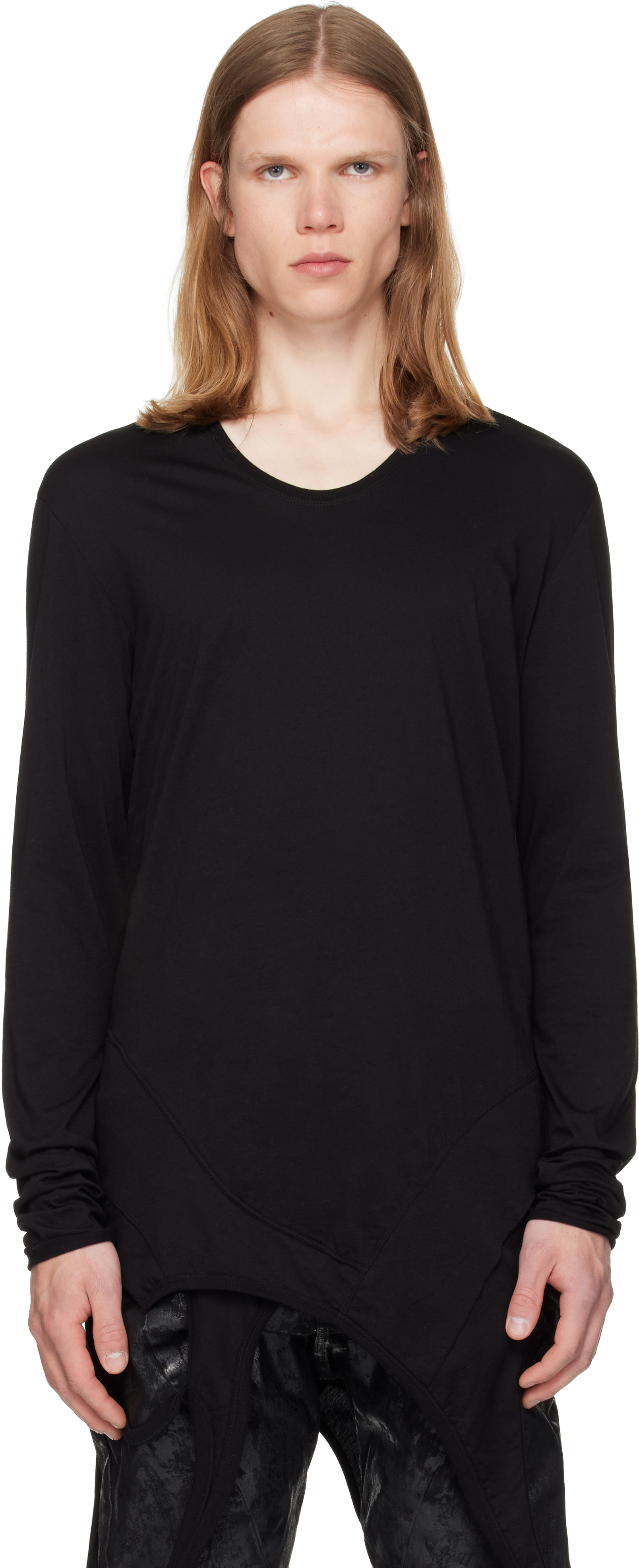 Julius: Black Loots Long Sleeve T-shirt | SSENSE