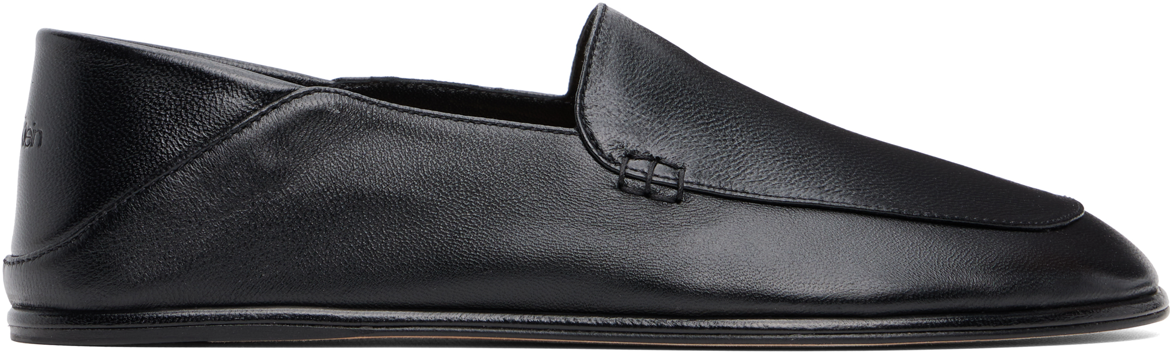? Like New Calvin Klein Collection (Italy) Black Leather Loafers Amazon.com | Calvin Klein Women main image 4
