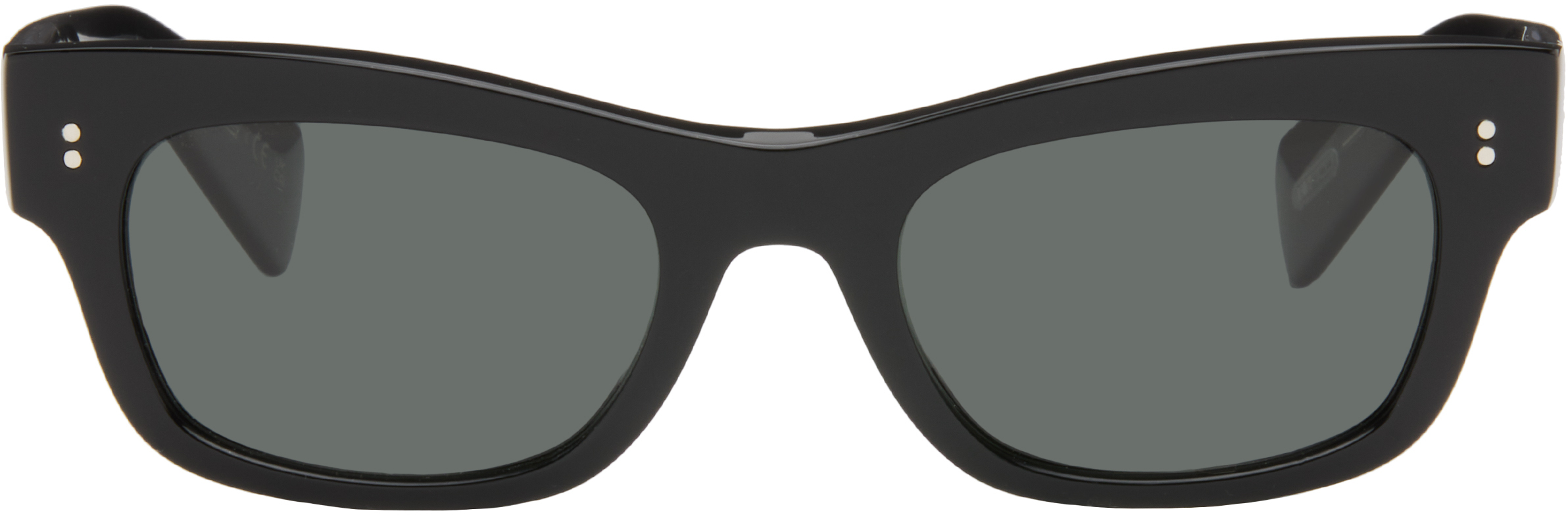 Oliver Peoples: ブラック Sonia サングラス | SSENSE 日本