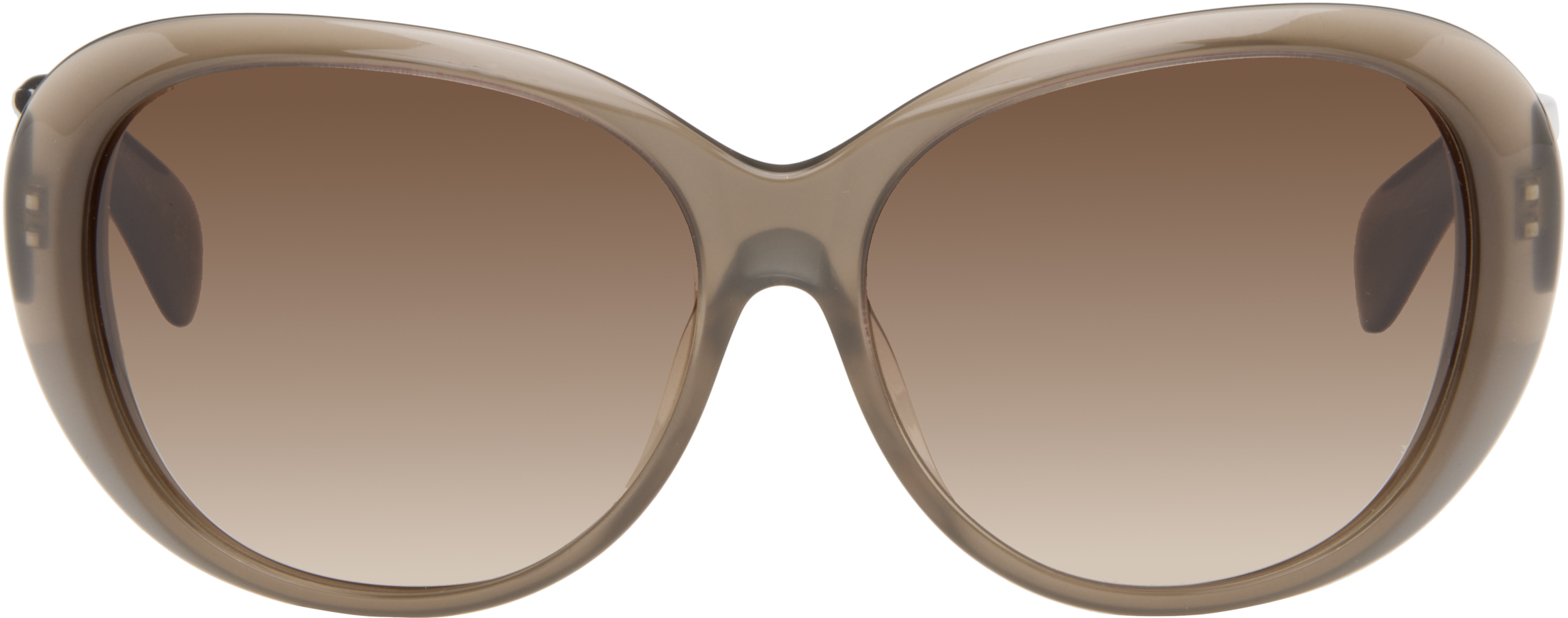 Oliver Peoples: Taupe Maridan Sunglasses | SSENSE