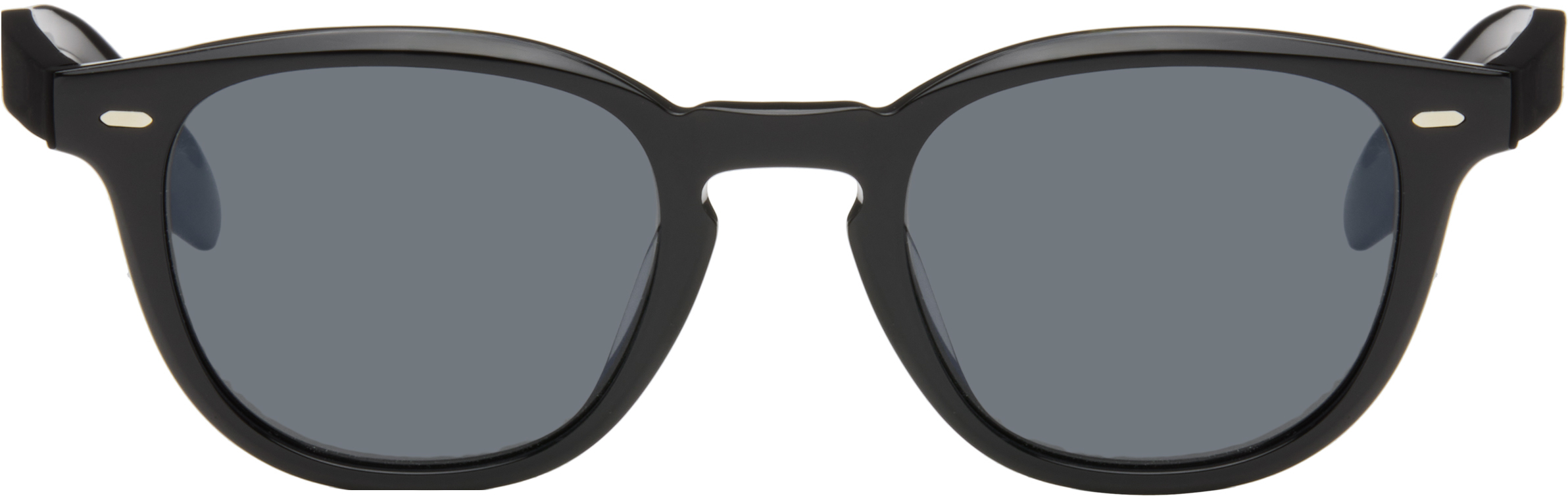 Oliver Peoples: ブラック N.09 サングラス | SSENSE 日本