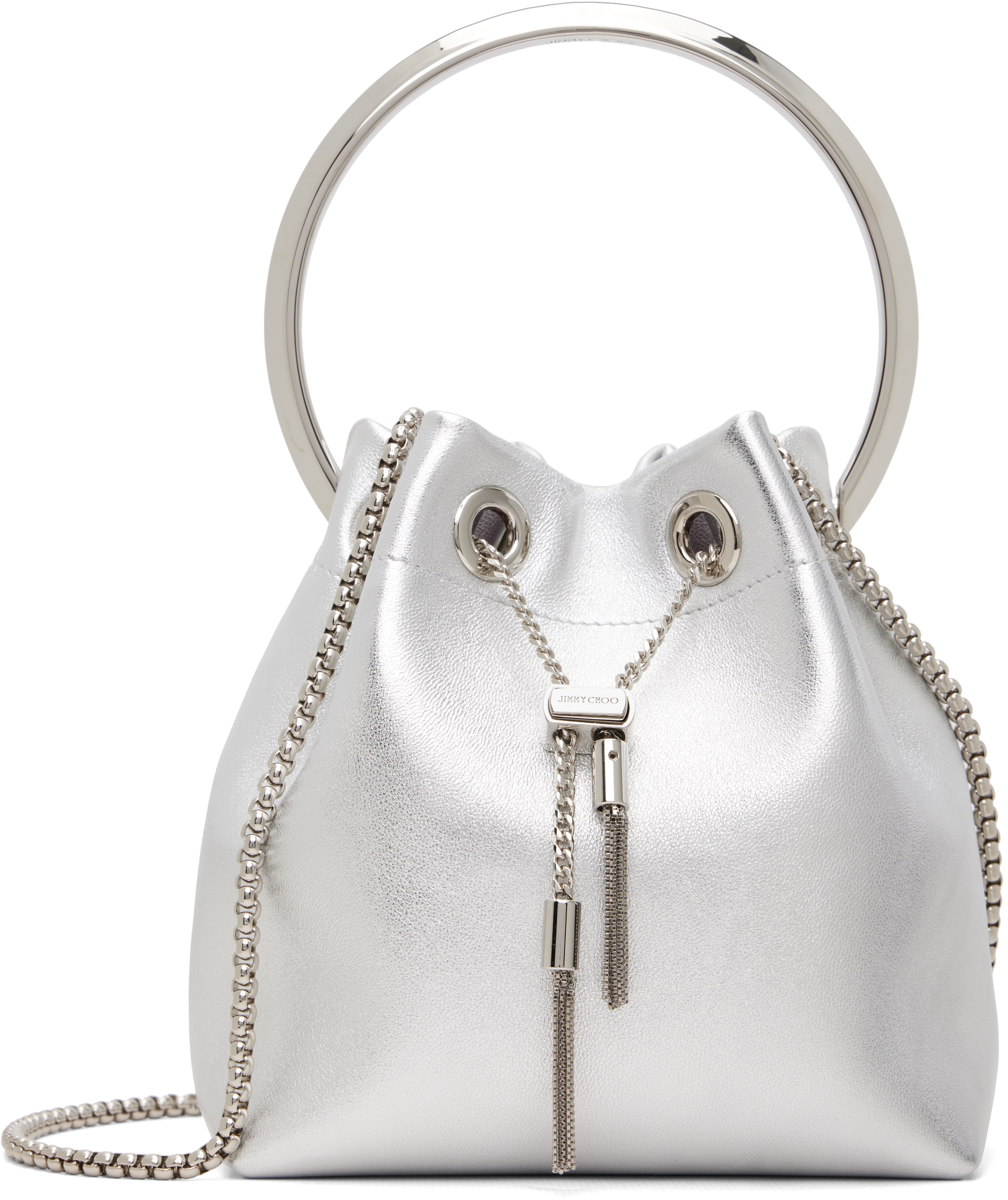 Jimmy Choo: シルバー Bon Bon バッグ | SSENSE 日本
